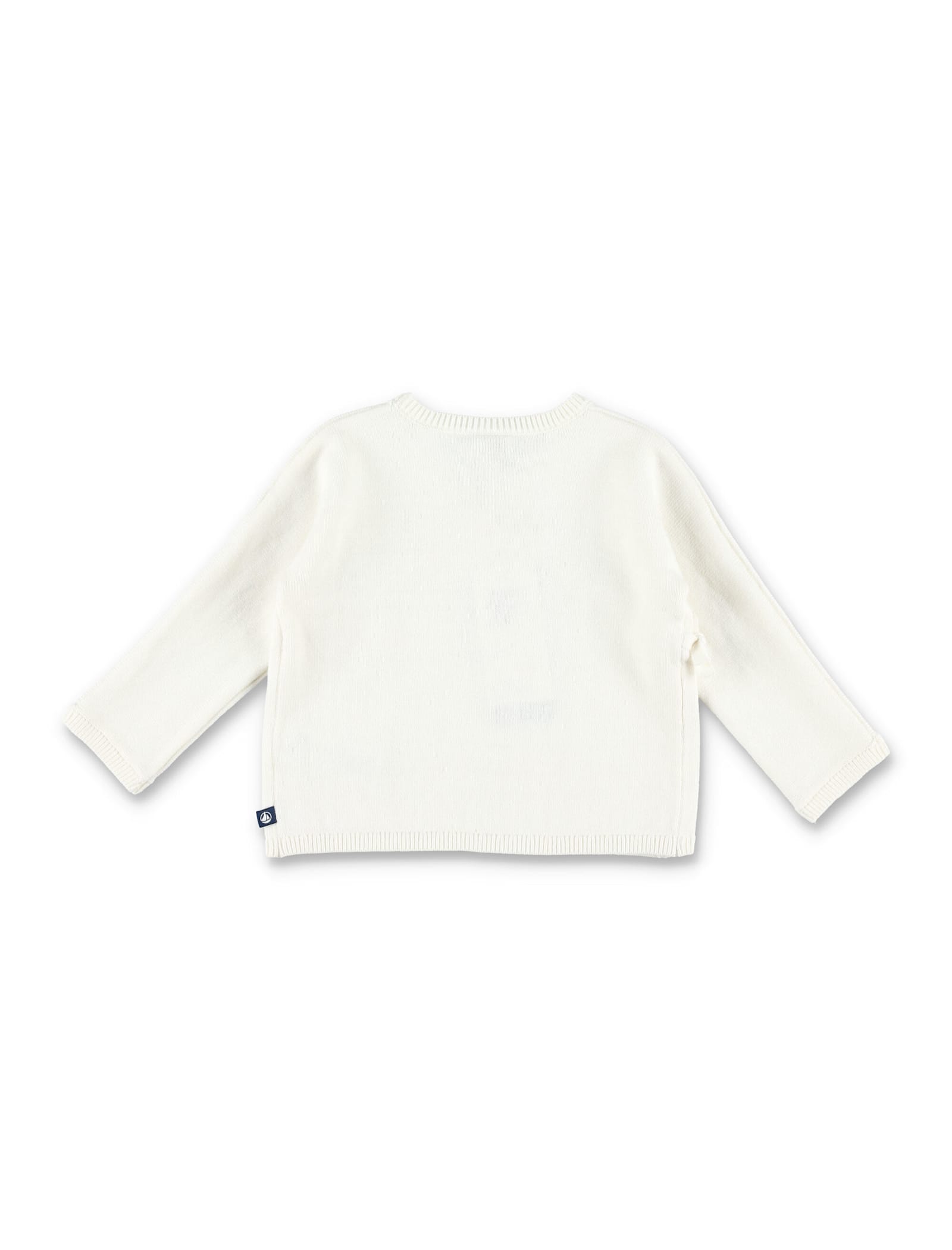 Petit Bateau Wrap-effect Cardigan In Multi