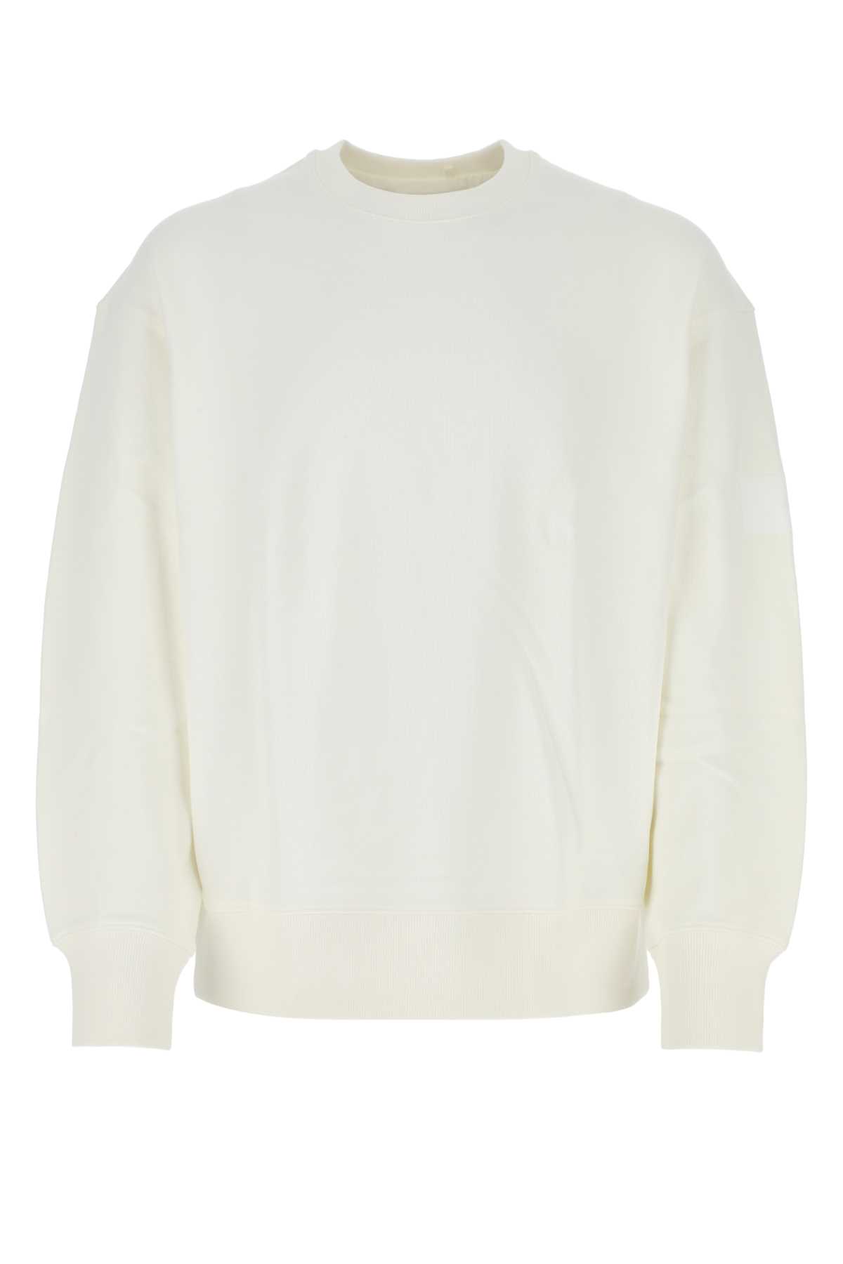 Ivory Cotton Sweatshirt