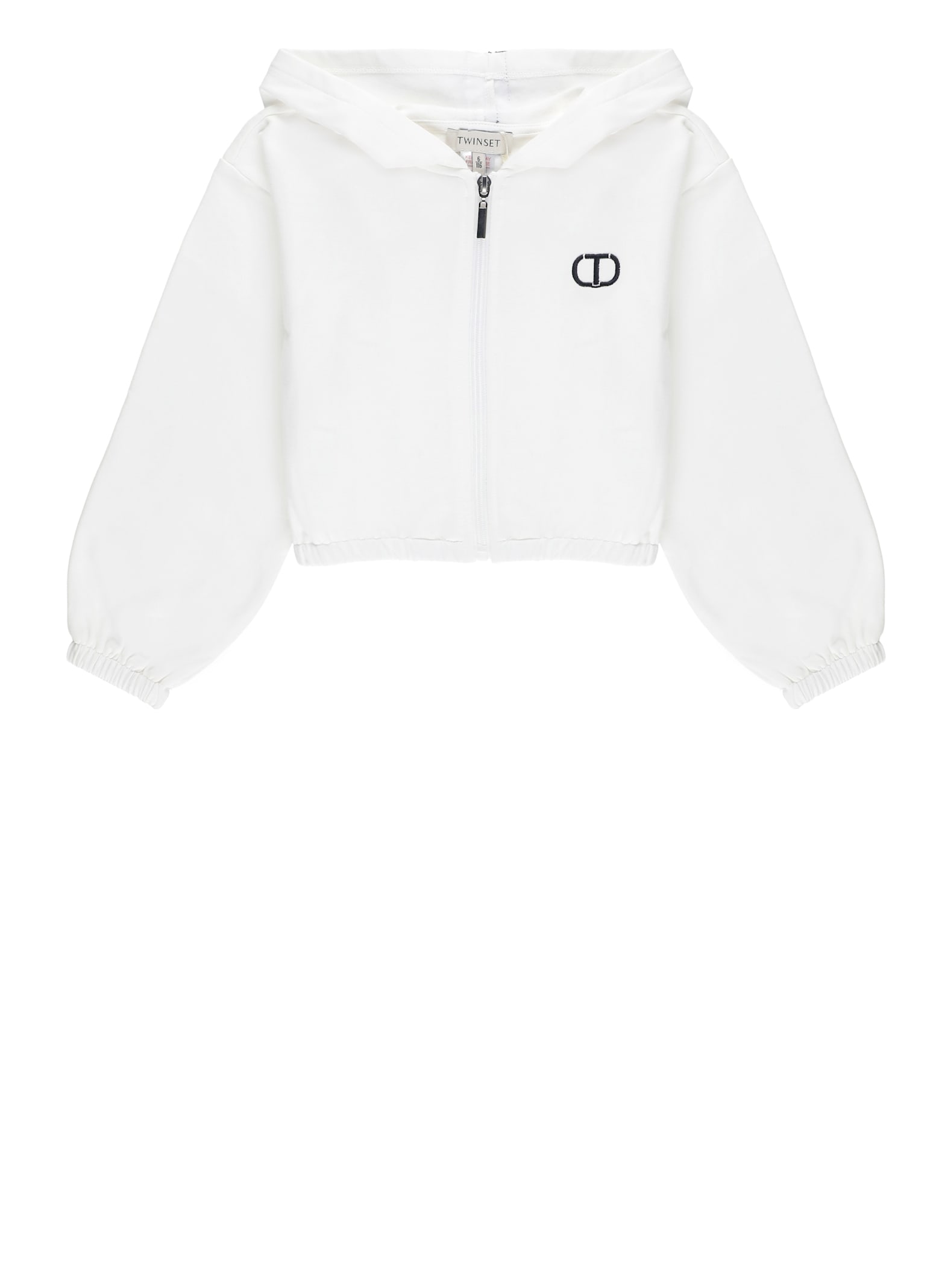 Twinset Kids' Sweatshirt With Logo In White