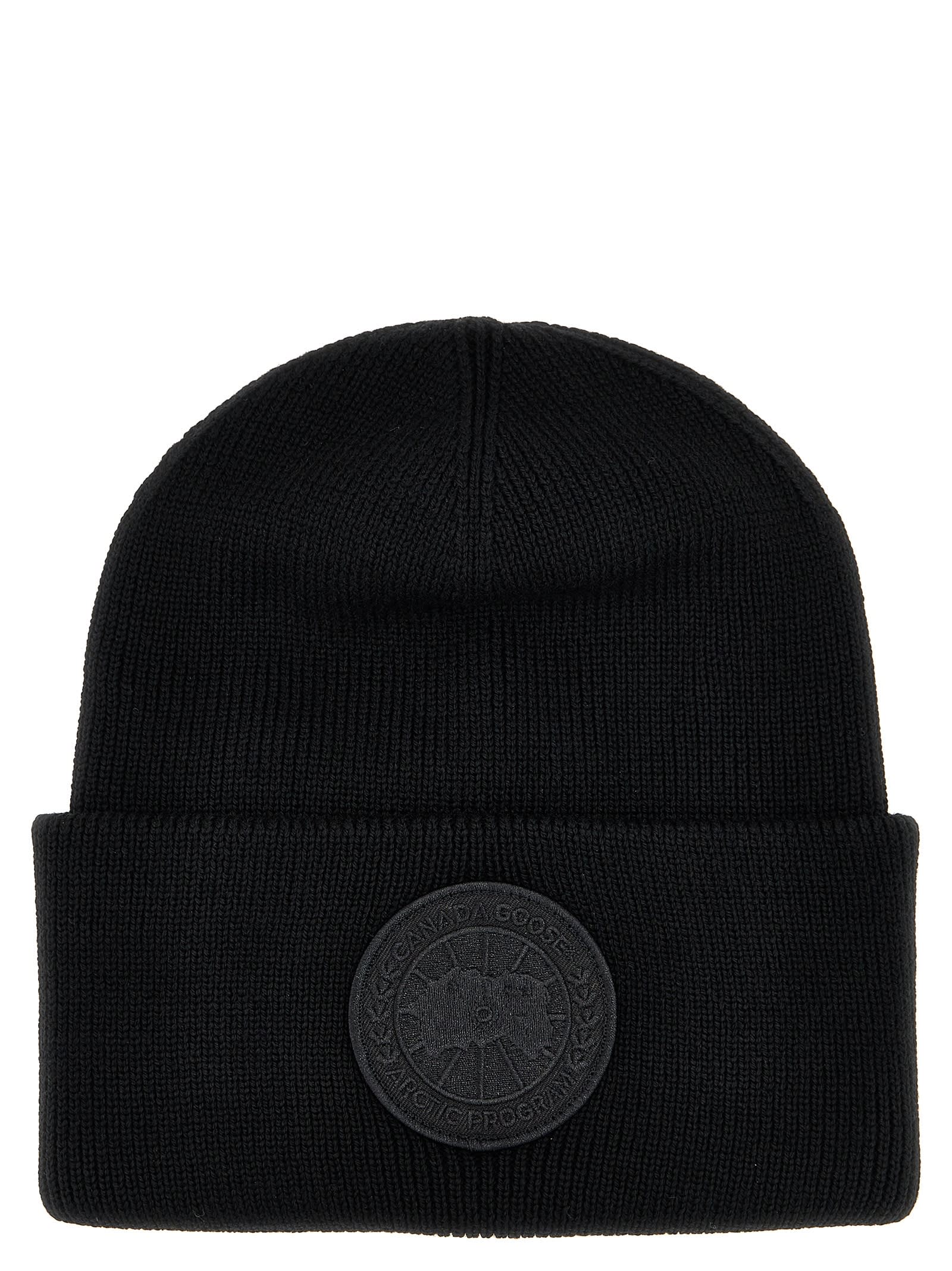 Shop Canada Goose Cg Arctic Beanie In Black