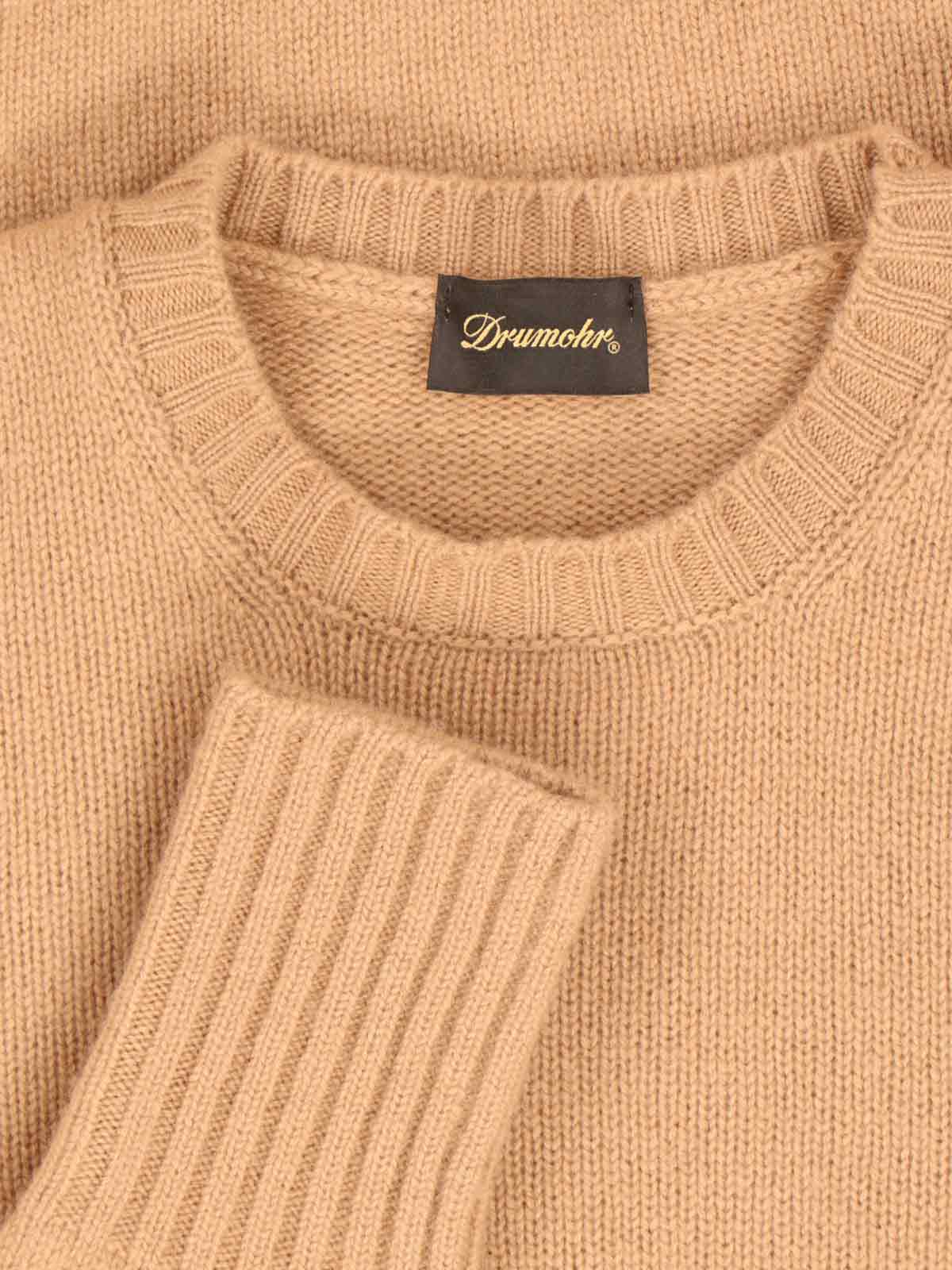 Shop Drumohr Basic Sweater In Brown