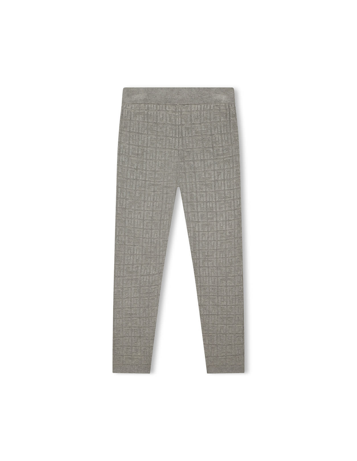 Shop Givenchy Grey Leggings With 4g Motif