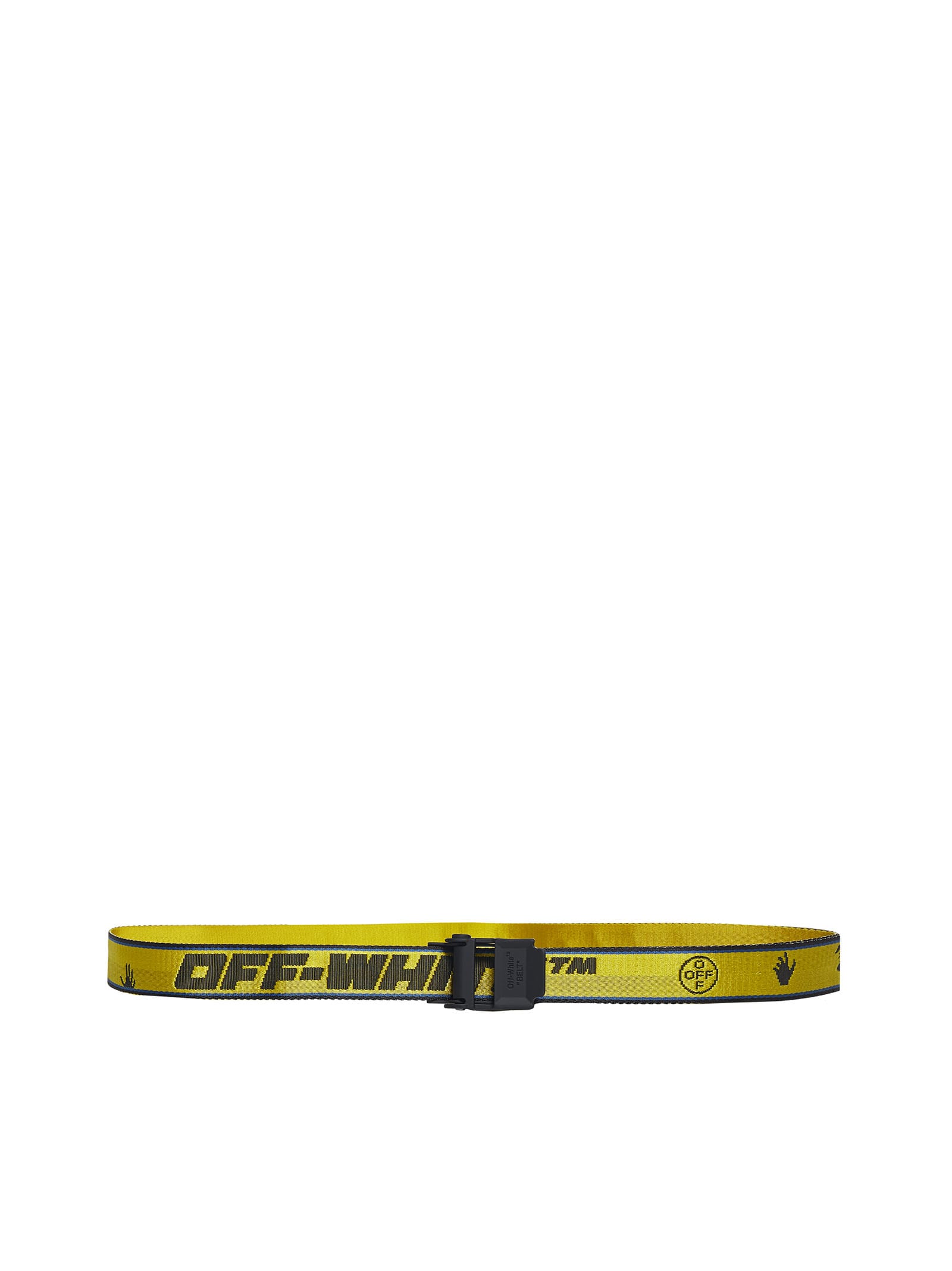 Off-white Belt In Yellow Black