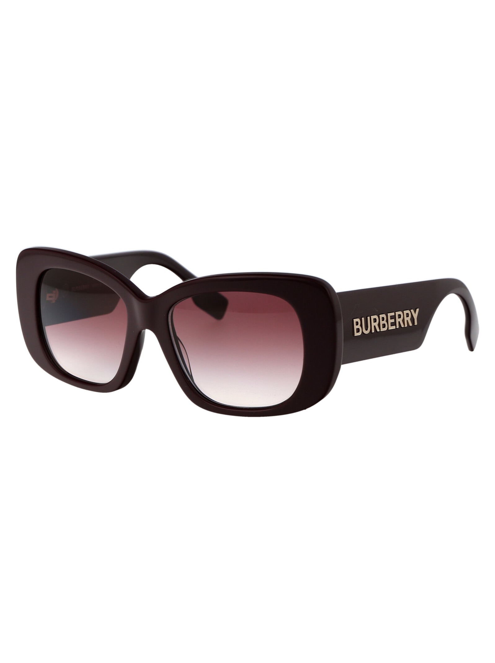 Shop Burberry Eyewear 0be4410 Sunglasses In 39798h Bordeaux