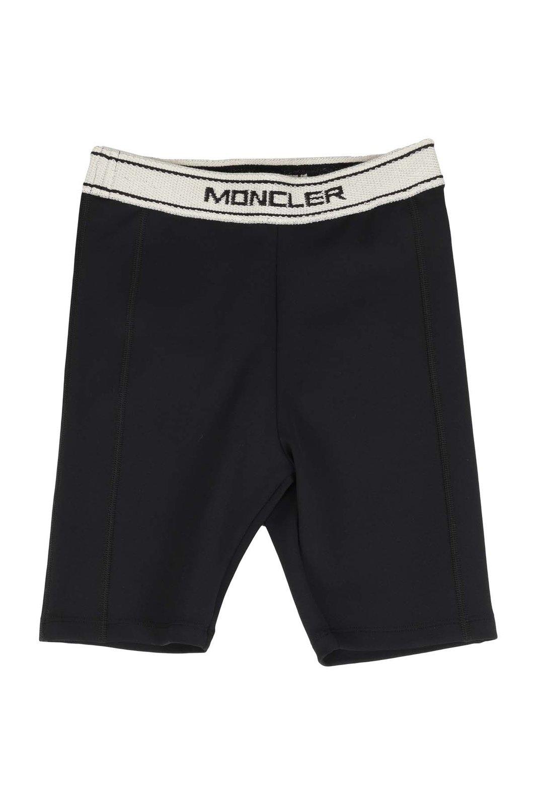 Moncler Logo-waistband Knee-length Shorts