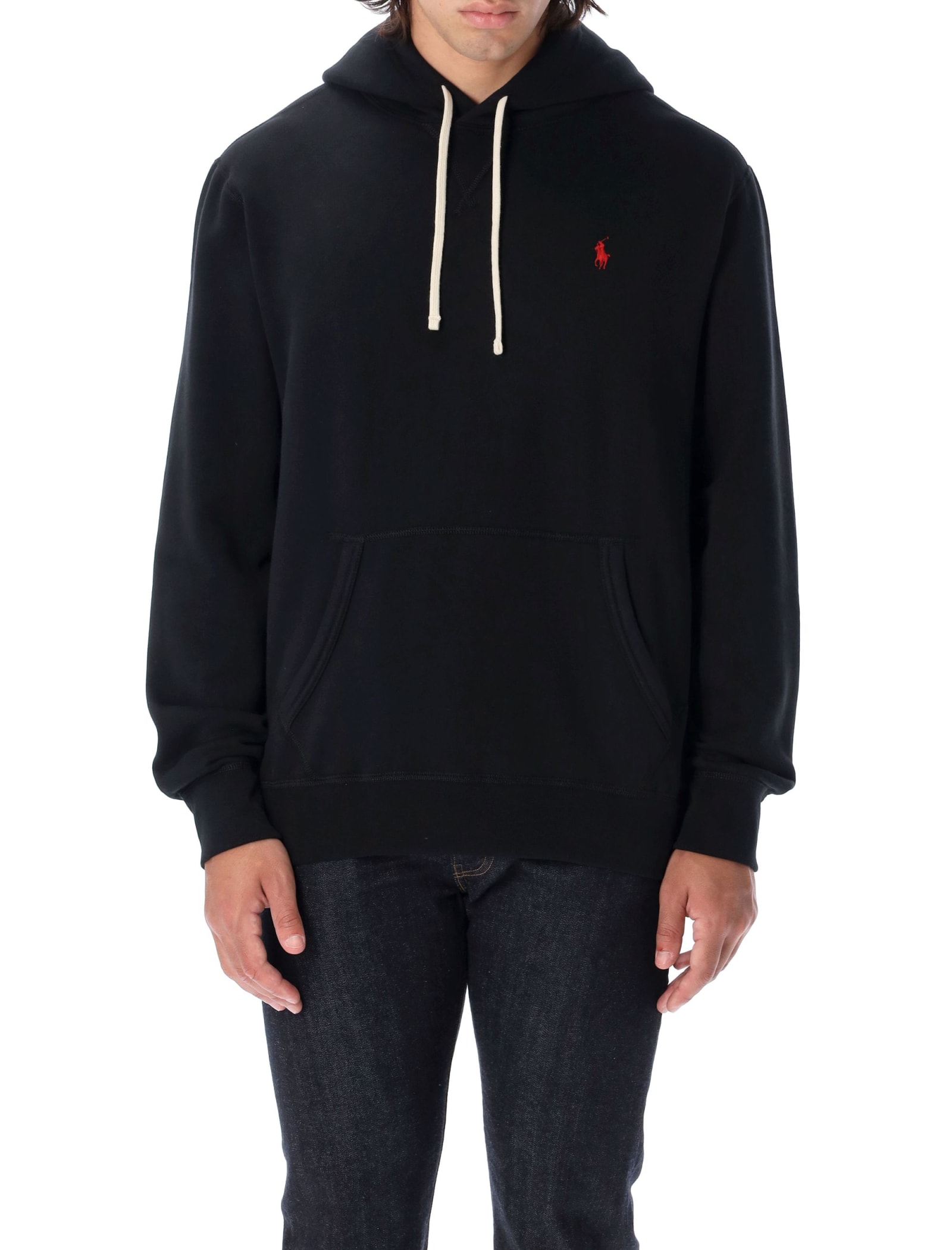 Shop Polo Ralph Lauren Classic Hoodie In Black