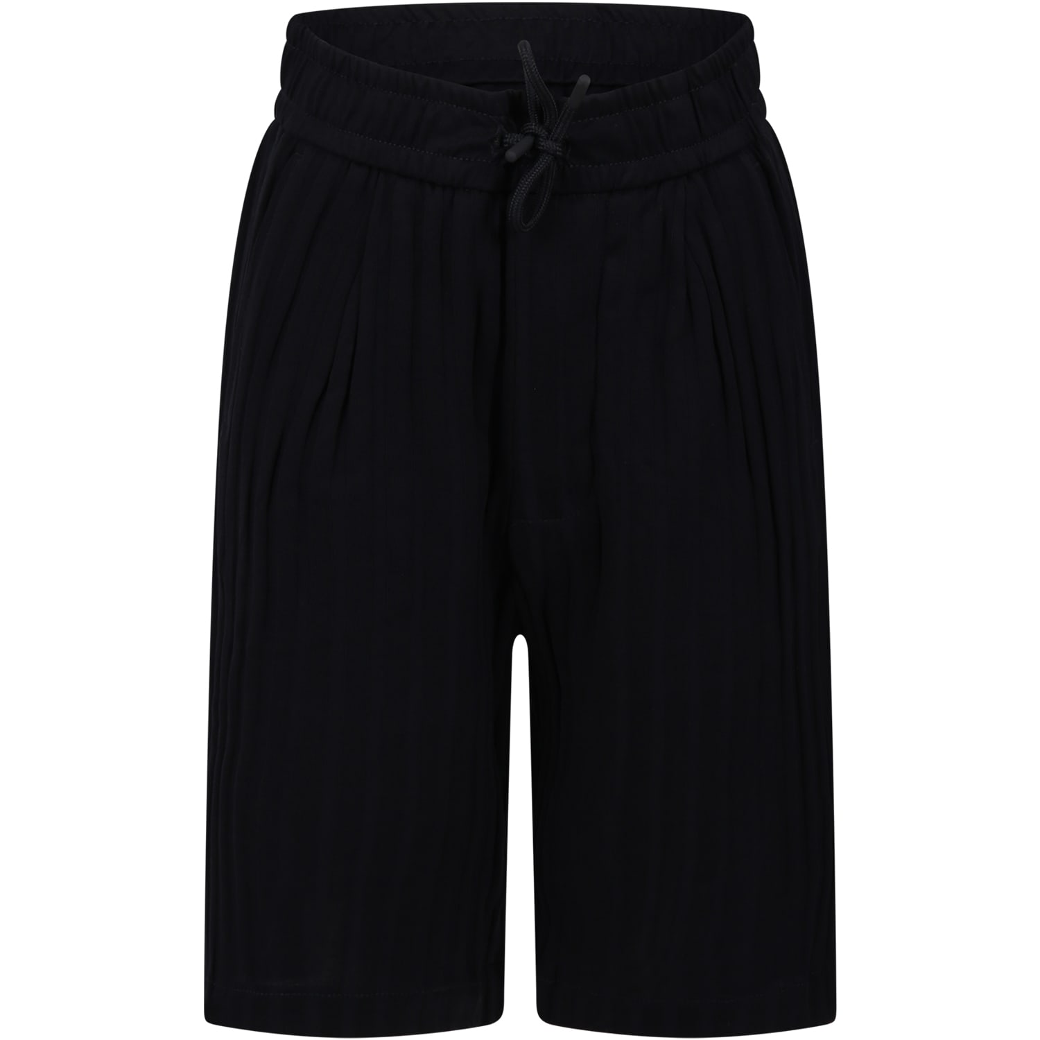 Armani Collezioni Kids' Blue Shorts For Boy With Iconic Eaglet