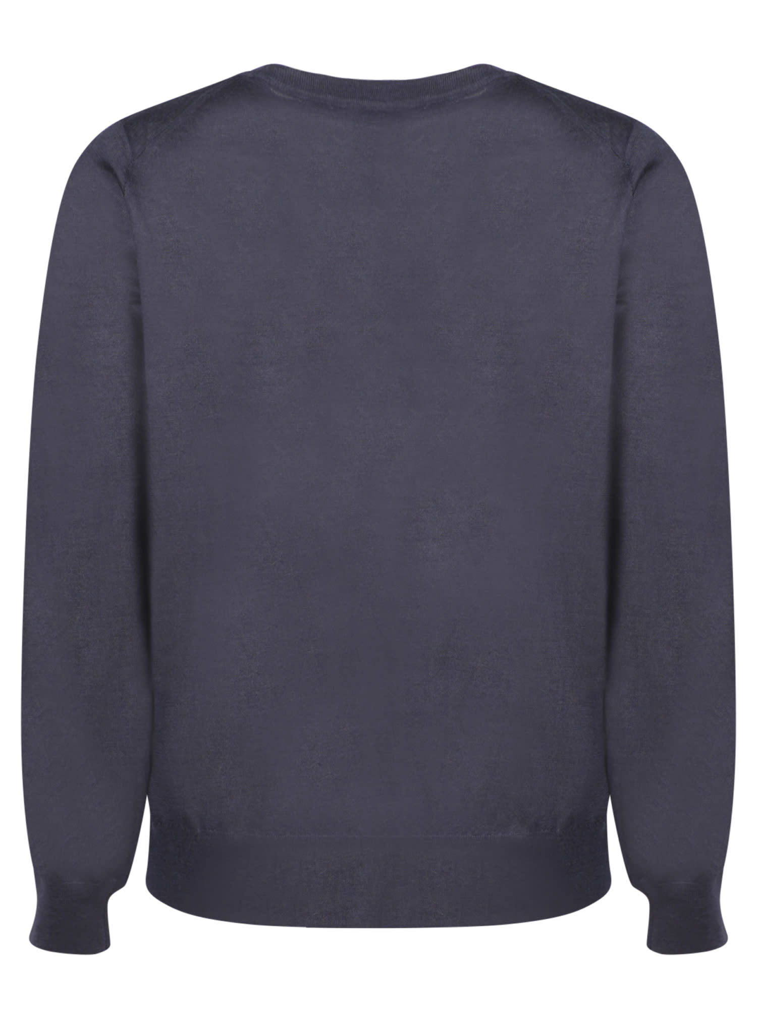 Shop Brunello Cucinelli Blue Cashmere Silk Sweater