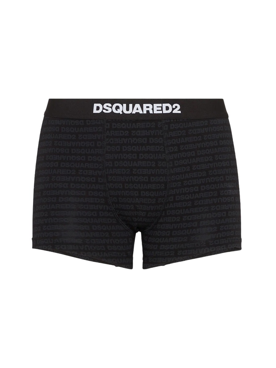 Dsquared2 Boxers With Logo In Black