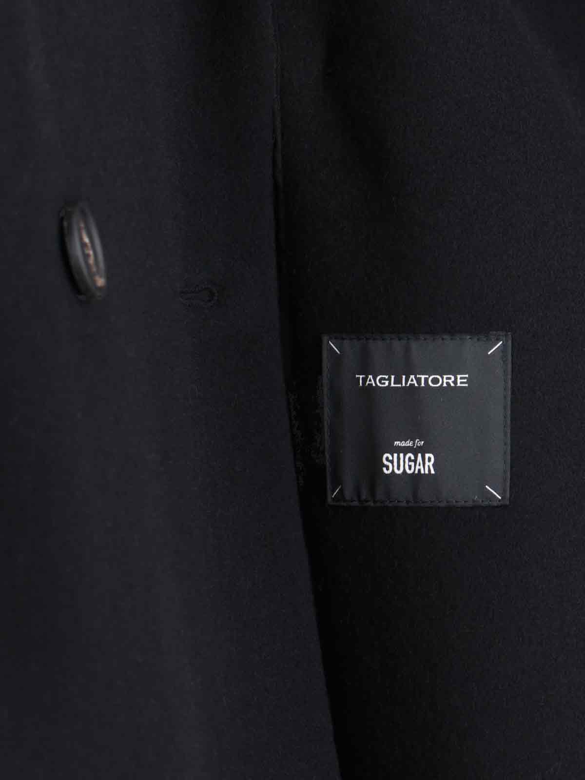 Shop Tagliatore Jole Double-breasted Coat In Black