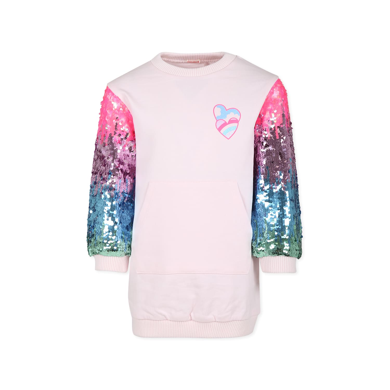 Billieblush Pink Dress For Girl With Sequins