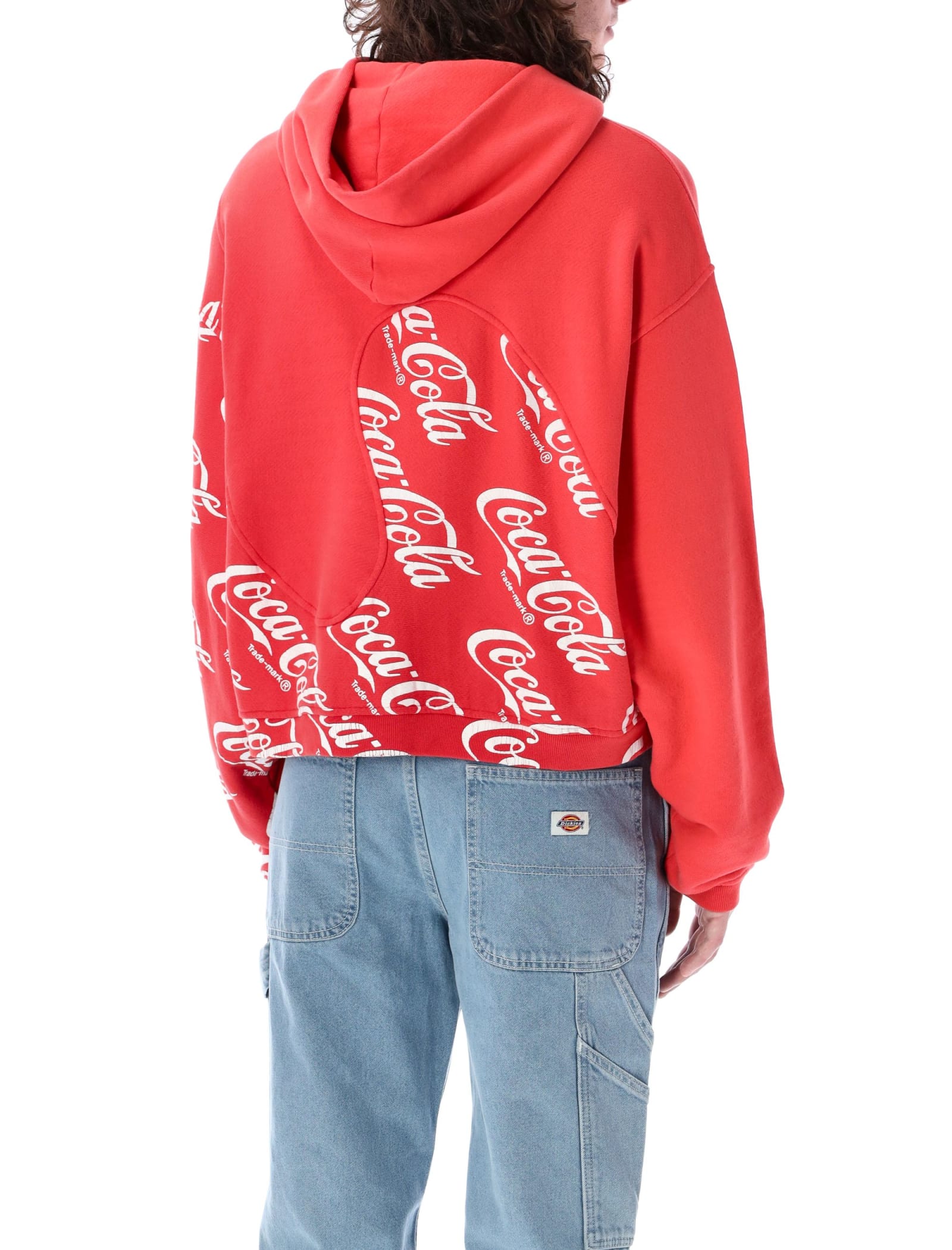 Shop Erl Coca Cola Hoodie In Red