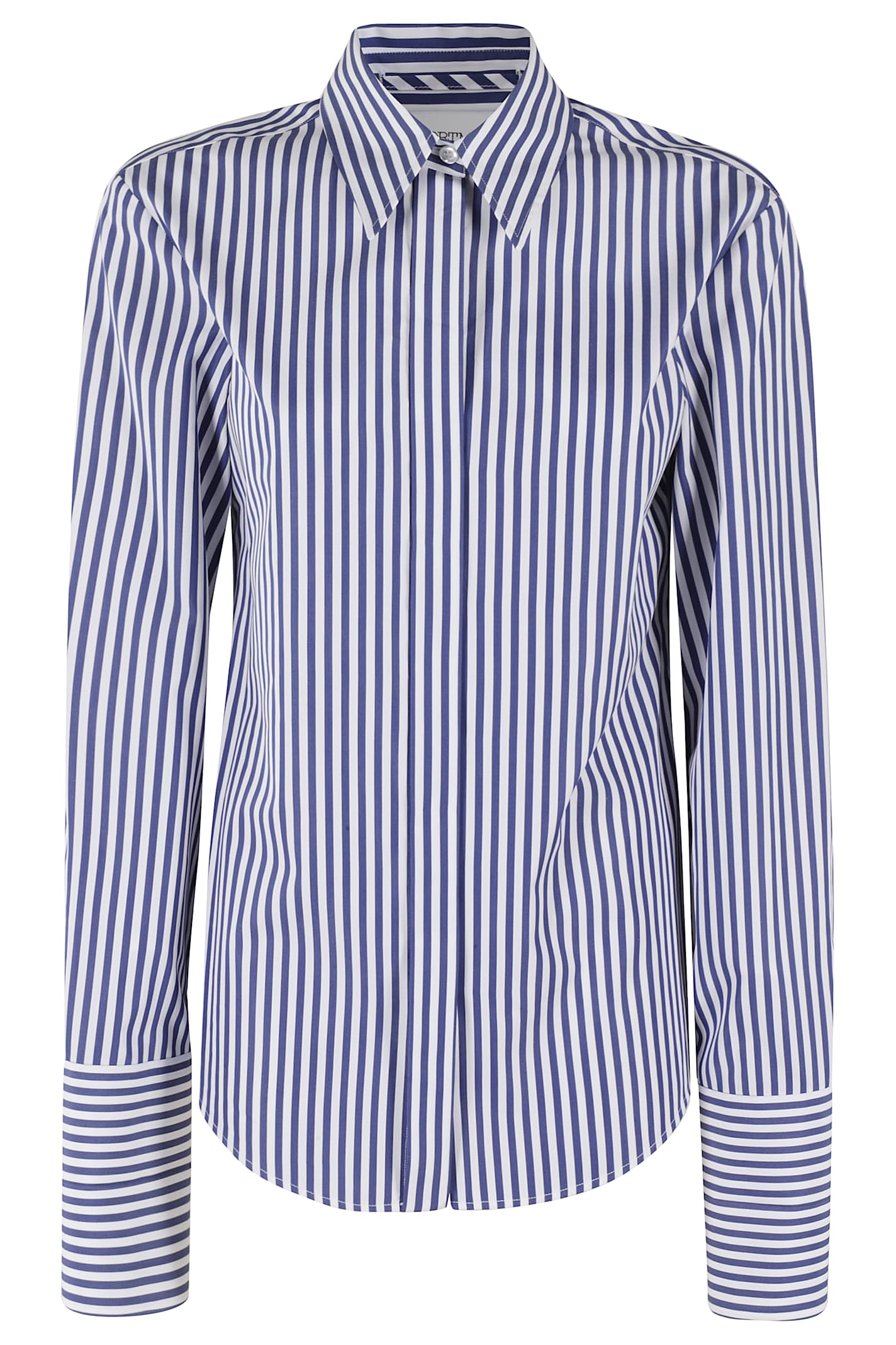 Striped Button-up Shirt