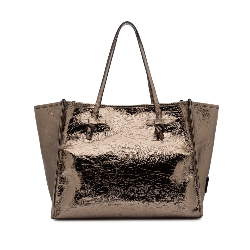 Shop Gianni Chiarini Marcella Bag In Oro