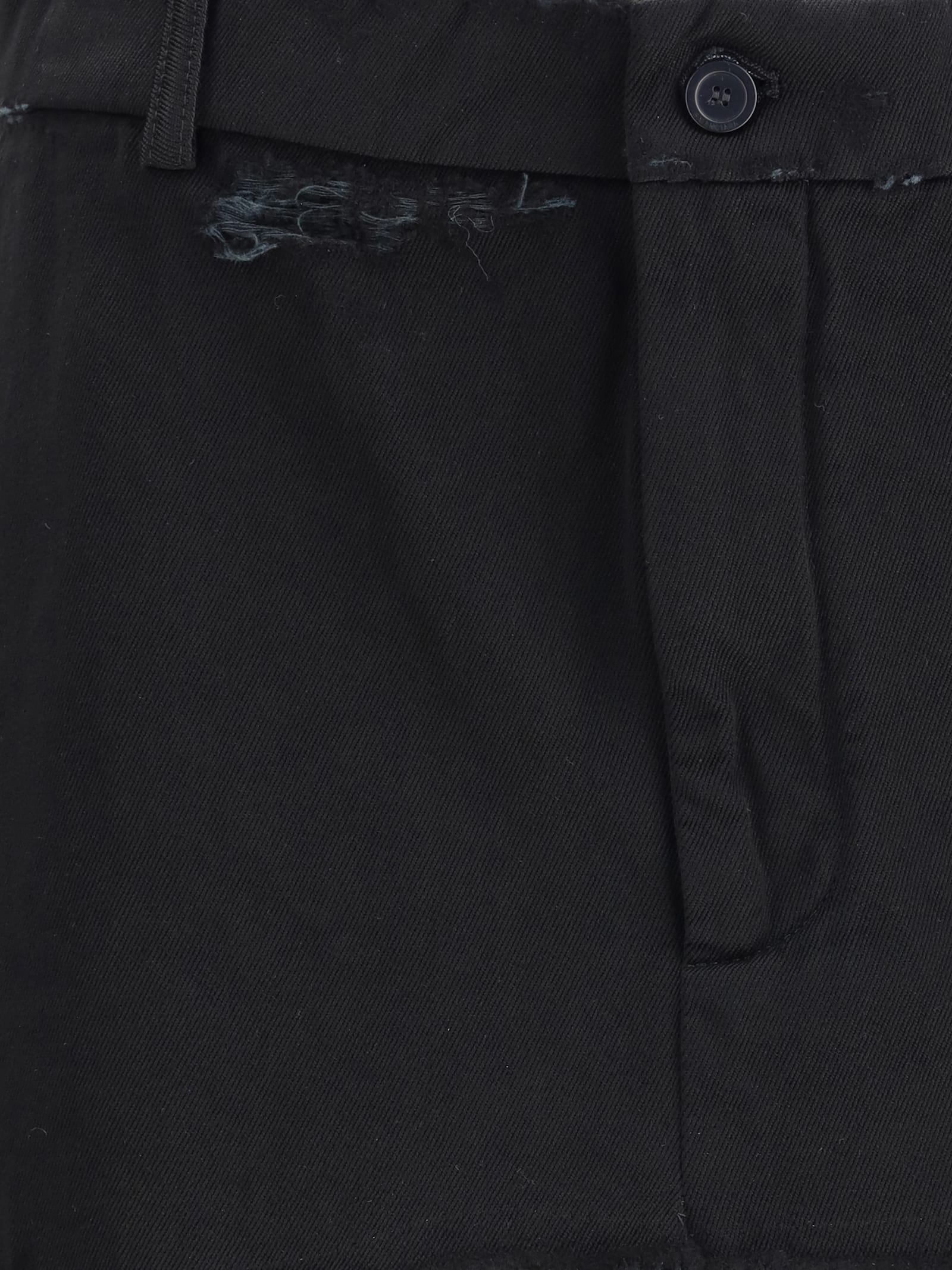 Balenciaga Fringed Miniskirt In Black