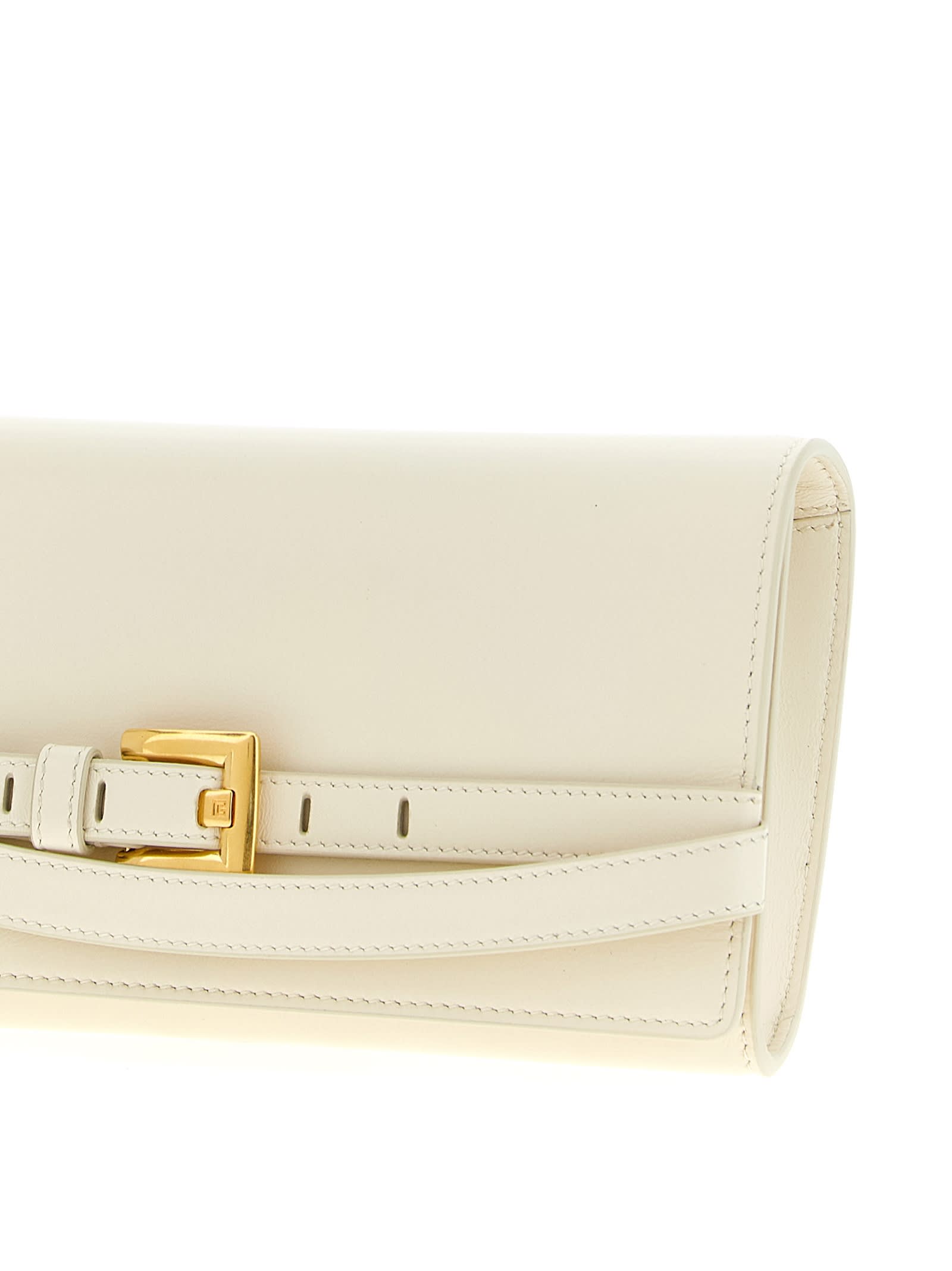Balmain Shuffle Wallet On Chain In White