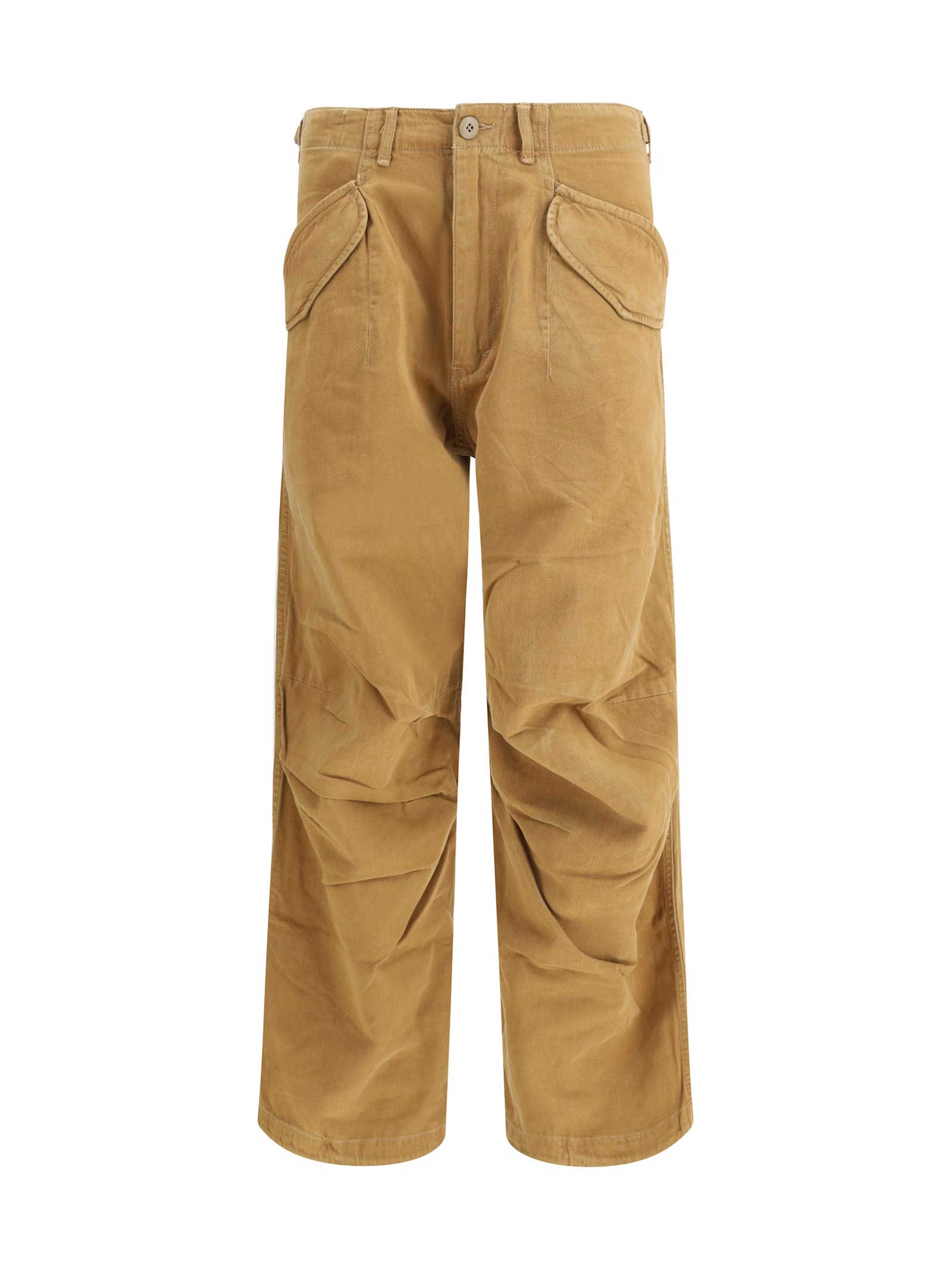 R13 Military Pants Light Brown In Brown