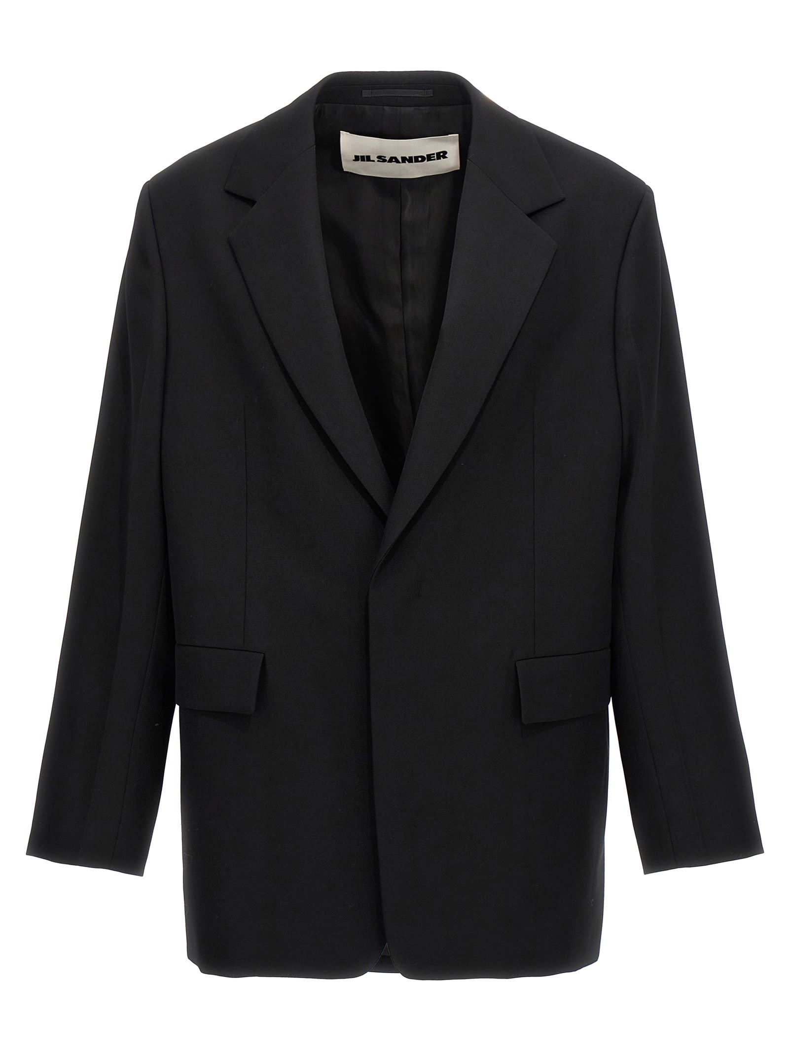 Shop Jil Sander 47 Blazer In Black