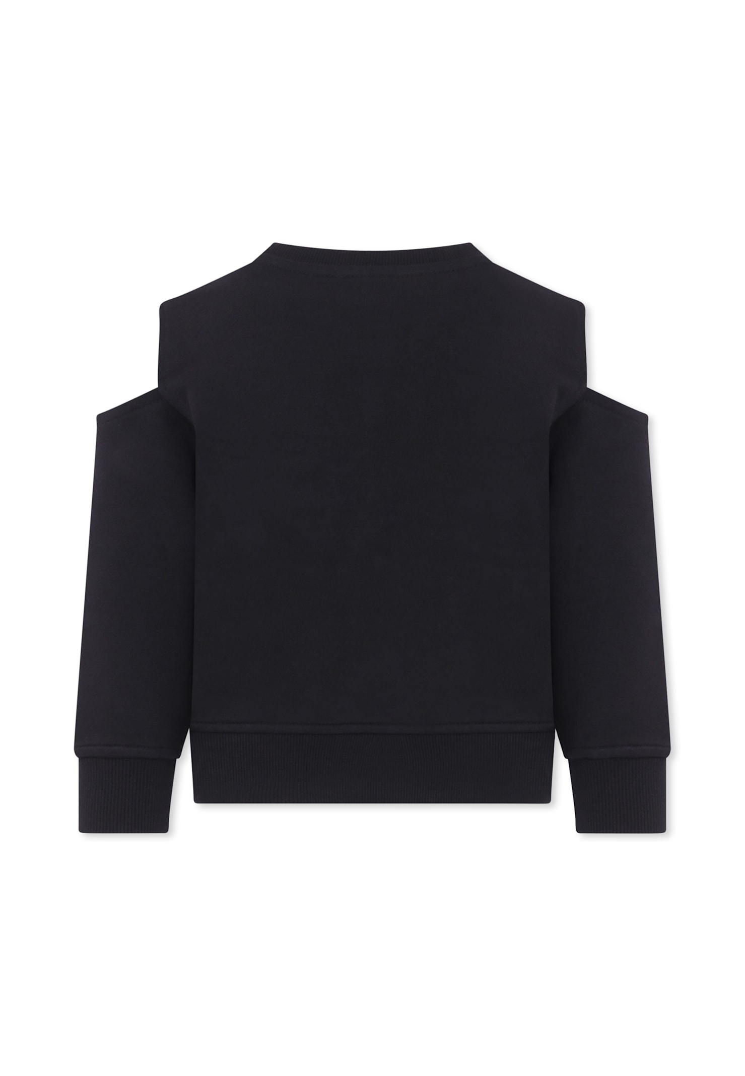 RICHMOND BLACK SWEATSHIRT FOR GIRL WITH LOGO