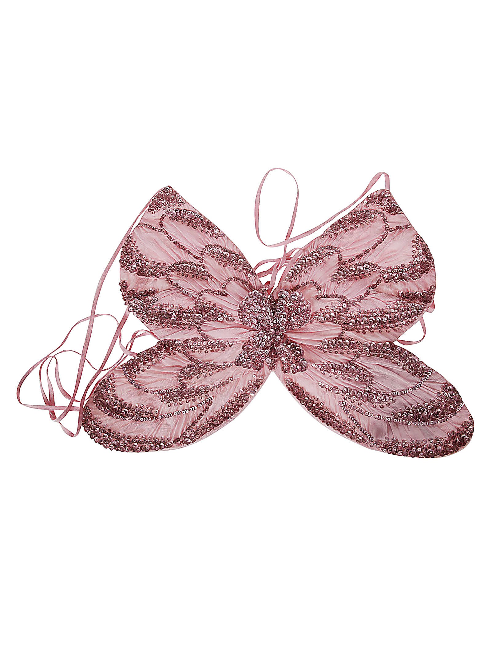 Shop Blumarine Sequin Embellished Butterfly Top In Pink