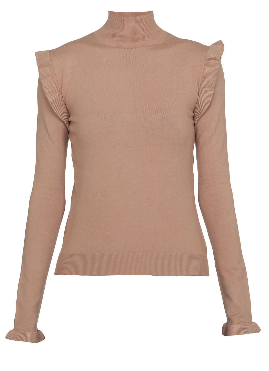 Marella High Neck Sweater With Ruches