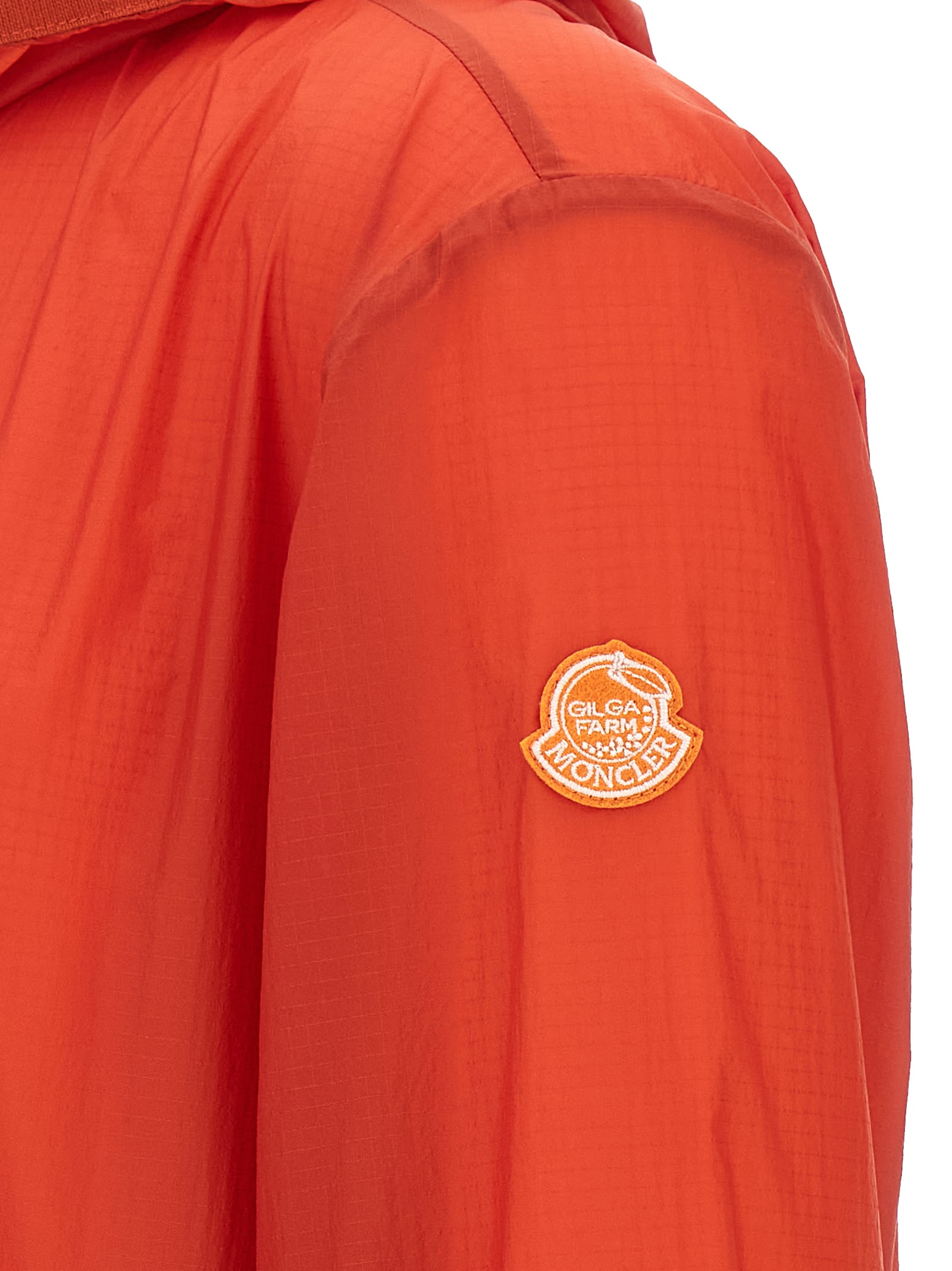 Moncler Genius Hamlin Moncler X Gilga Farm Designed By Donald Glover Nylon Jacket In Orange