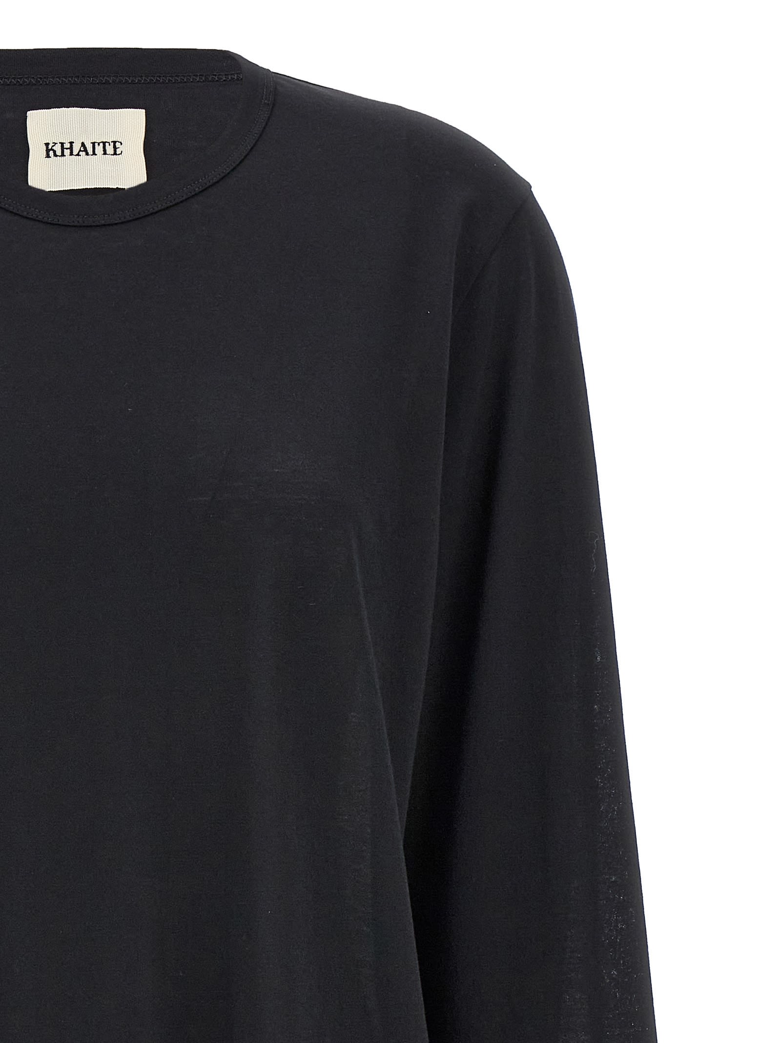 Shop Khaite Morton T-shirt In Black