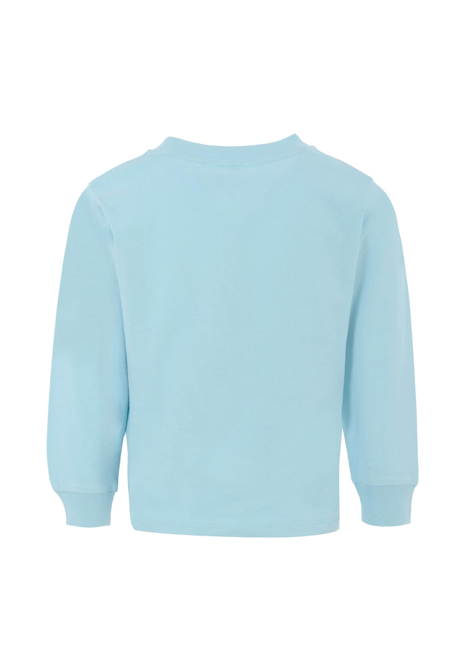 Stella Mccartney Light Blue T-shirt For Boy With Squirrel In Blue