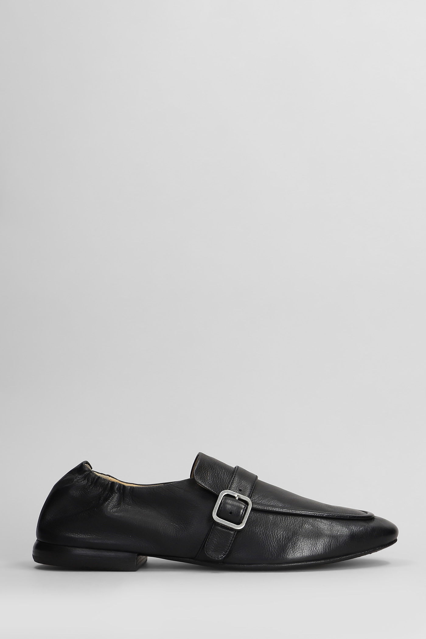 Mandolo Loafers In Black Leather