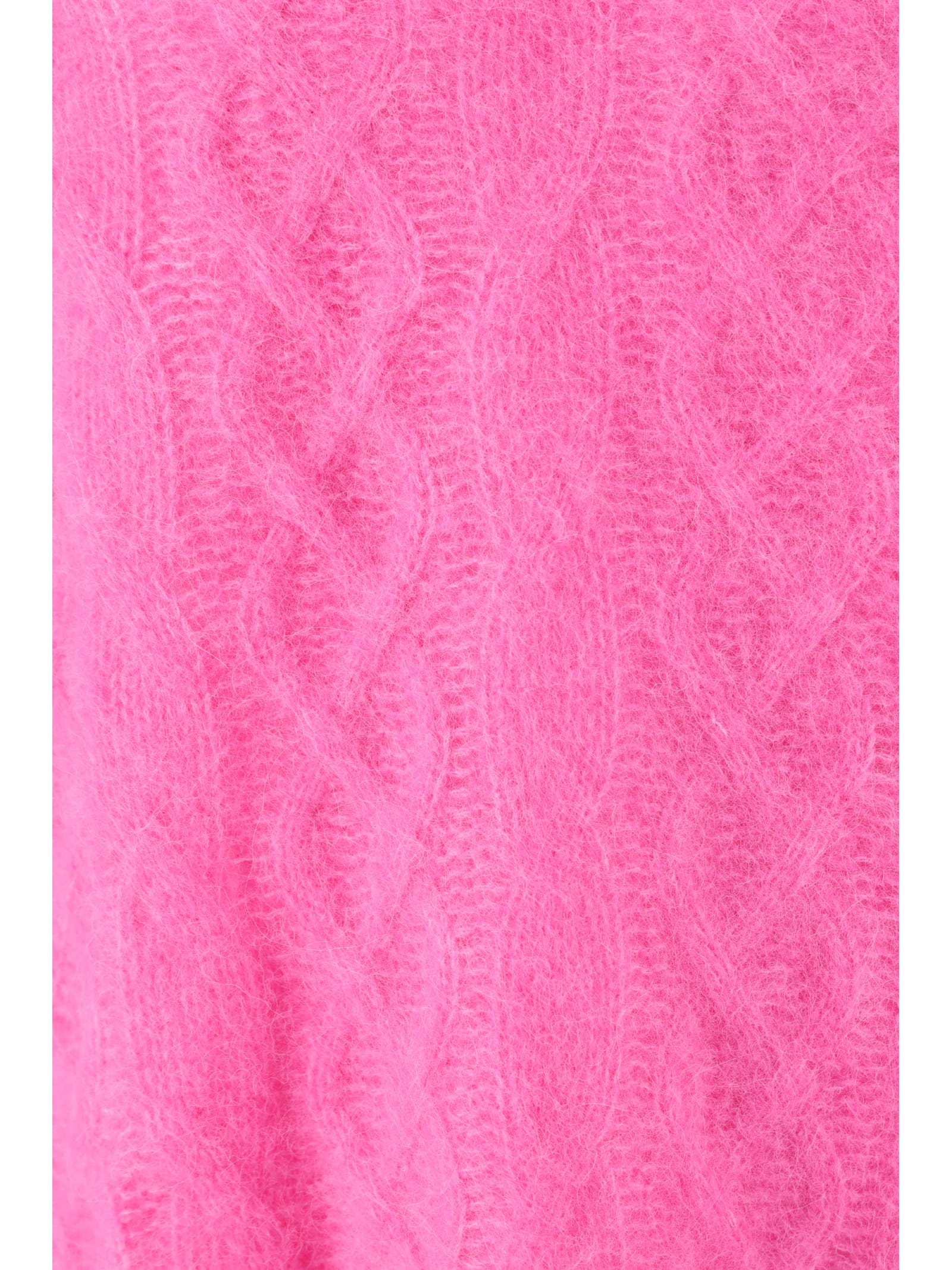 Isabel Marant Anson Sweater In Fluo Pink