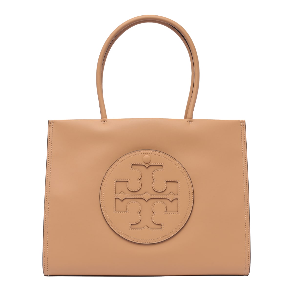 Shop Tory Burch Small Ella Tote Bag In Beige