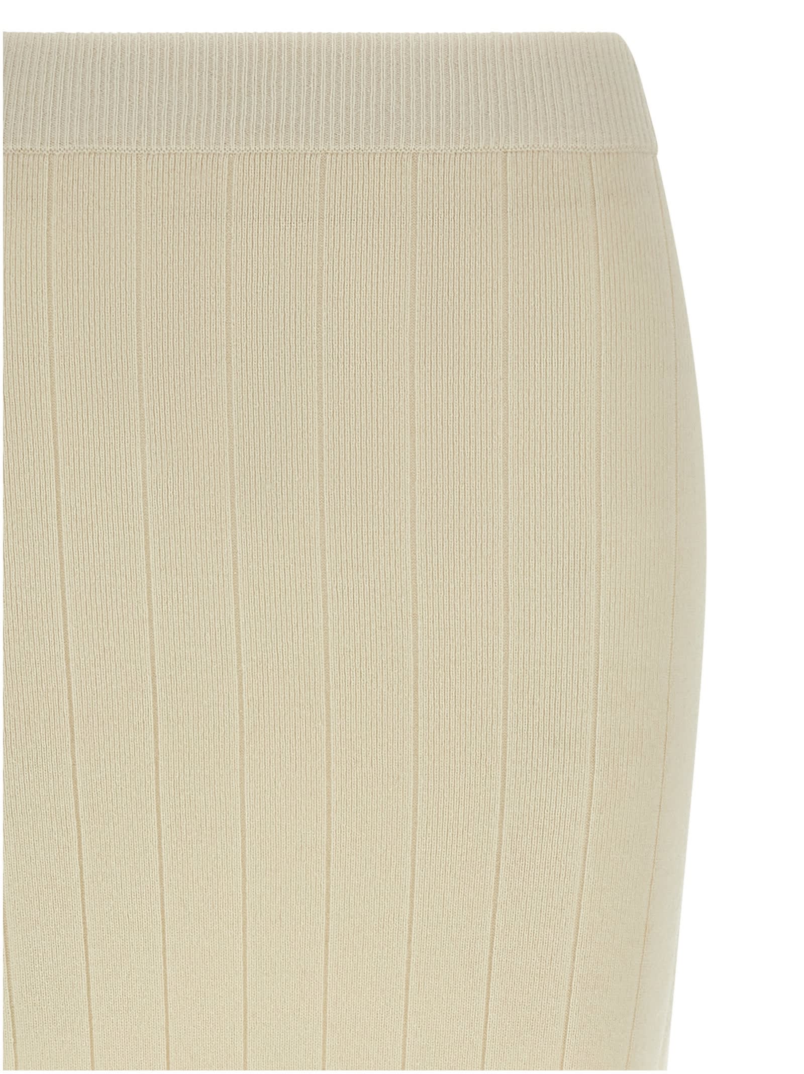 Max Mara Sante Skirt In Neutral