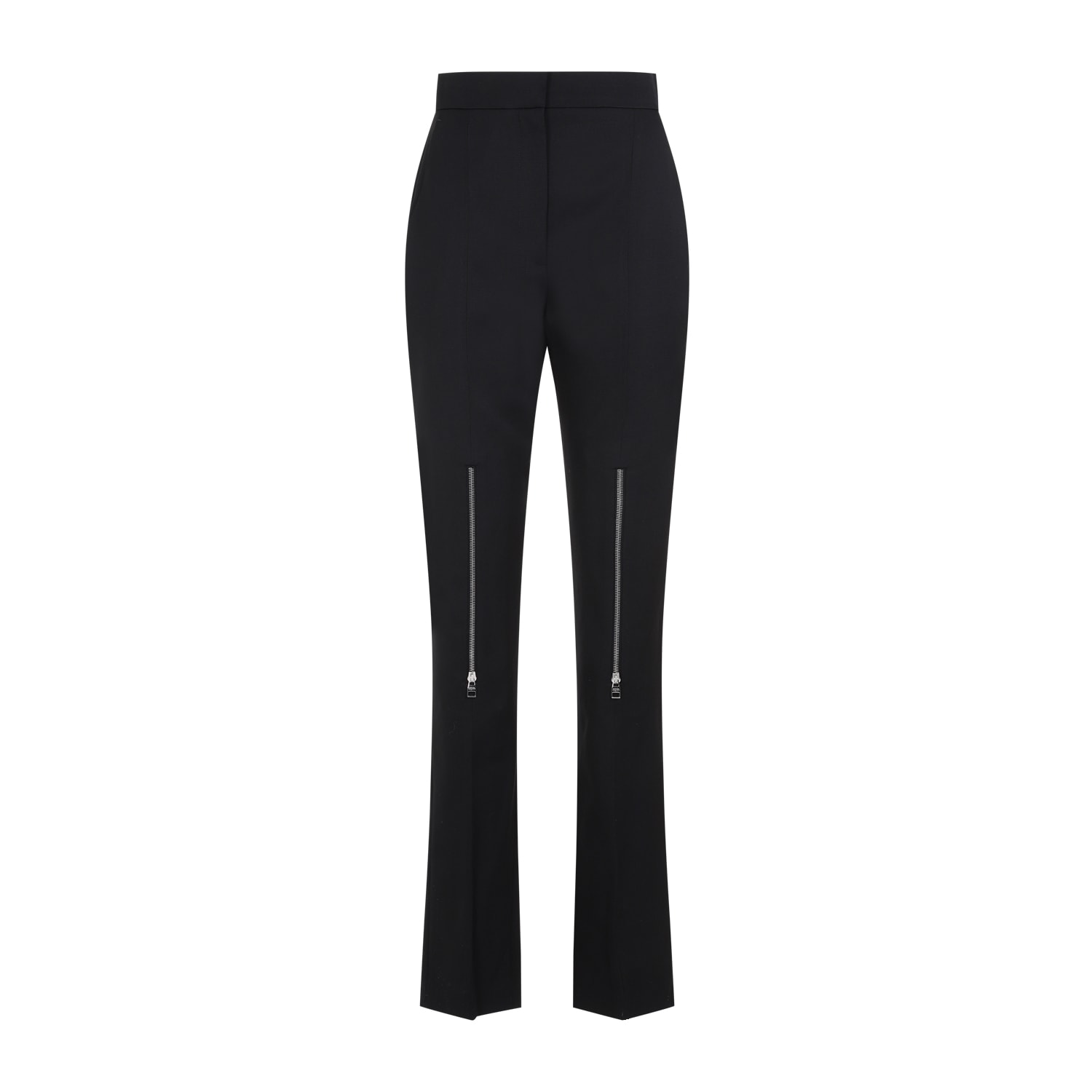 Shop Alexander Mcqueen Wool Pants In Black