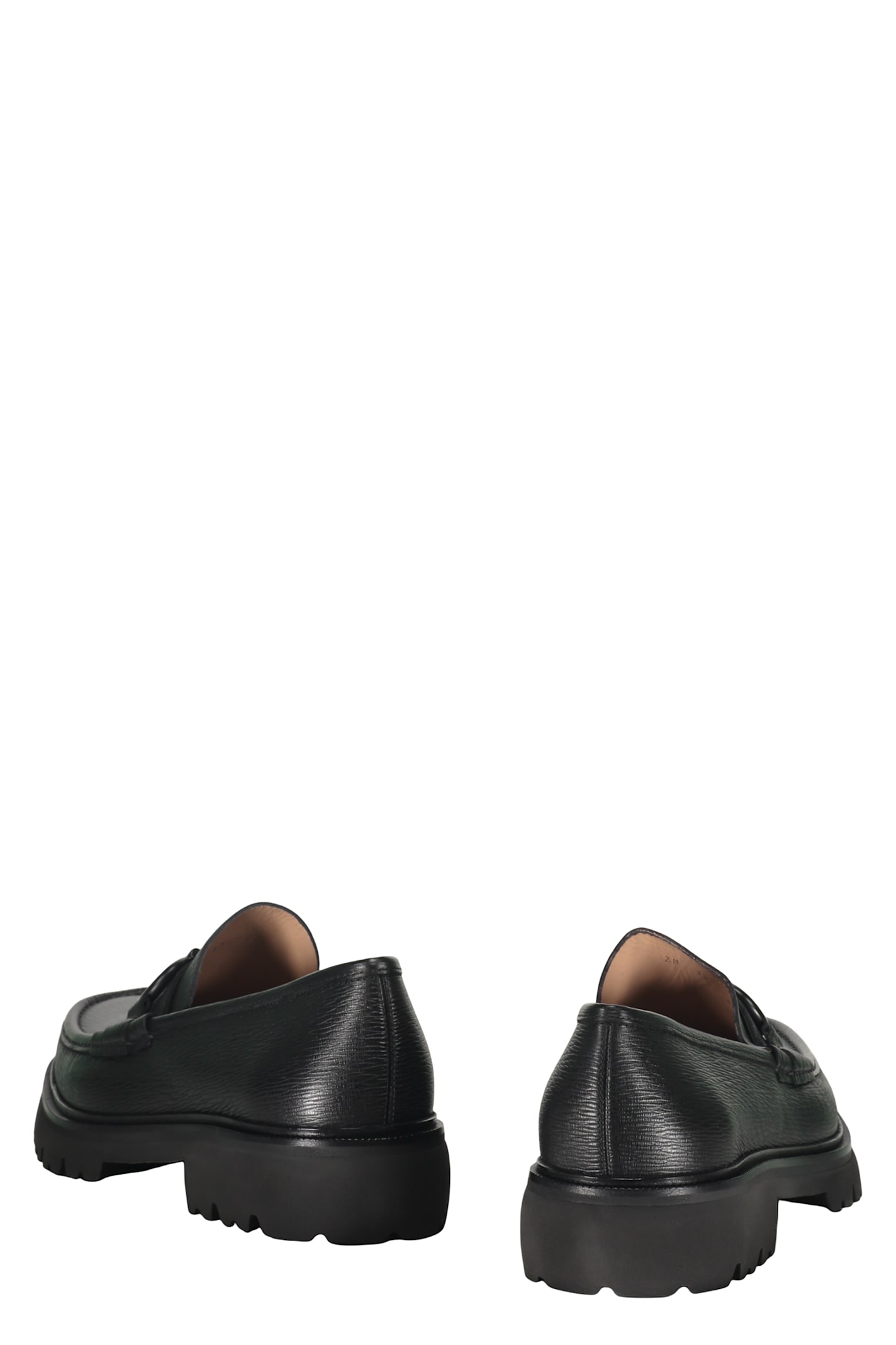 Ferragamo Man Loafers Black Size 6 Calfskin In Black