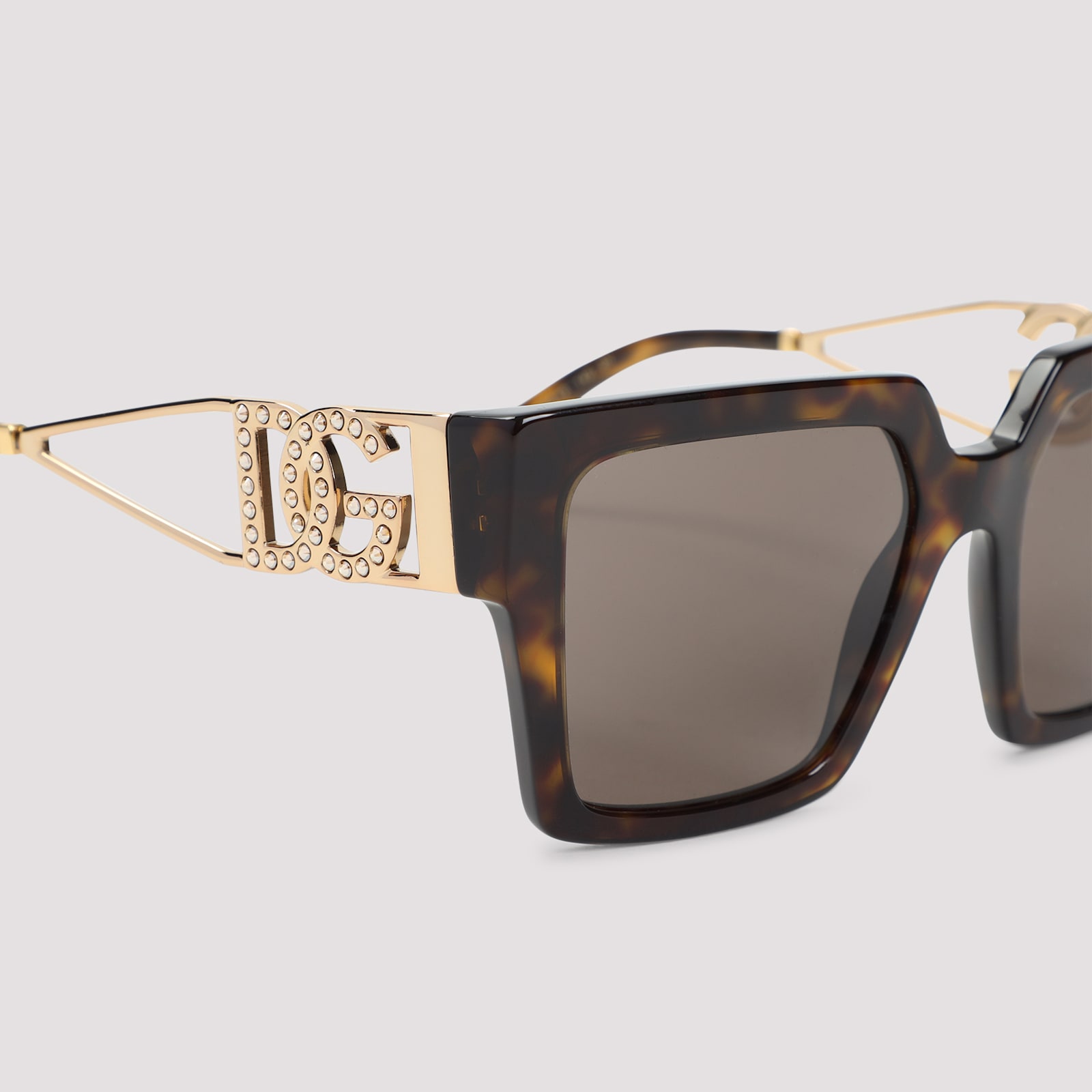 Dolce & Gabbana Eyewear Acetate Sunglasses In Havana