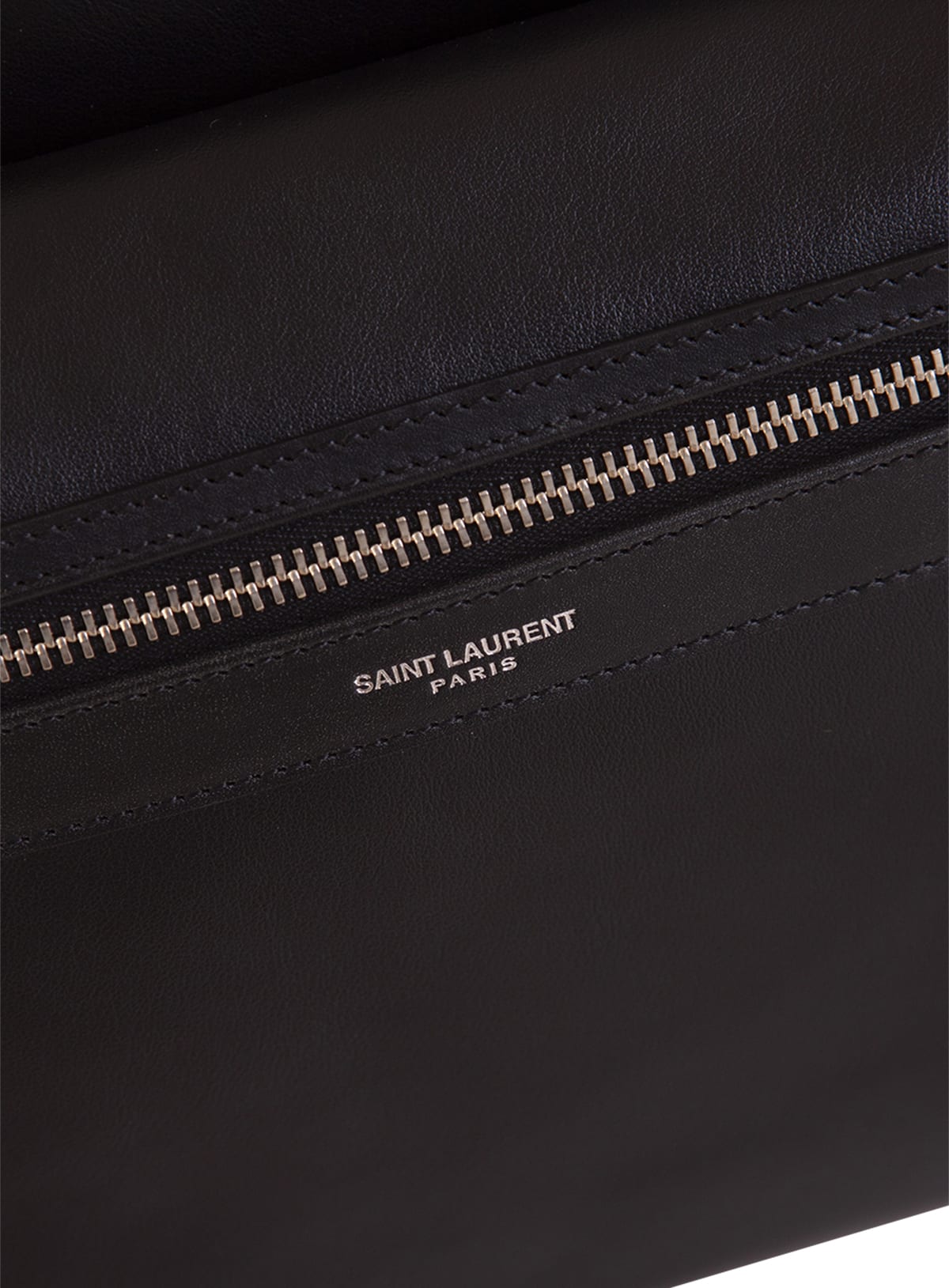 Shop Saint Laurent City Matt Leather Backpack In Black