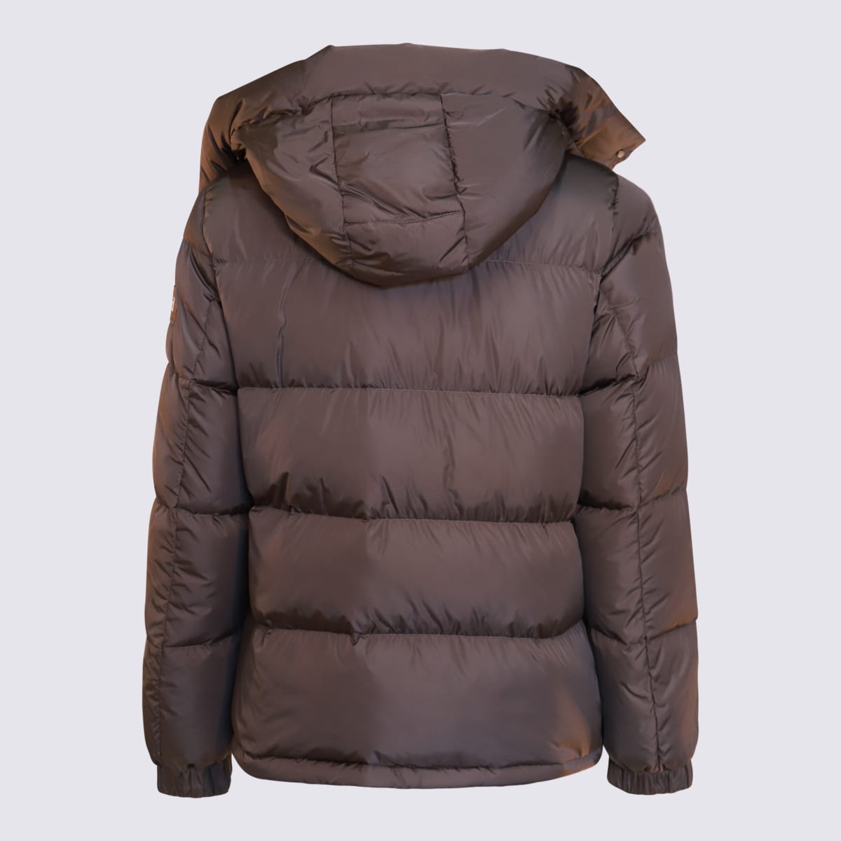 Shop Add Grey Brown Down Jacket In Falesia