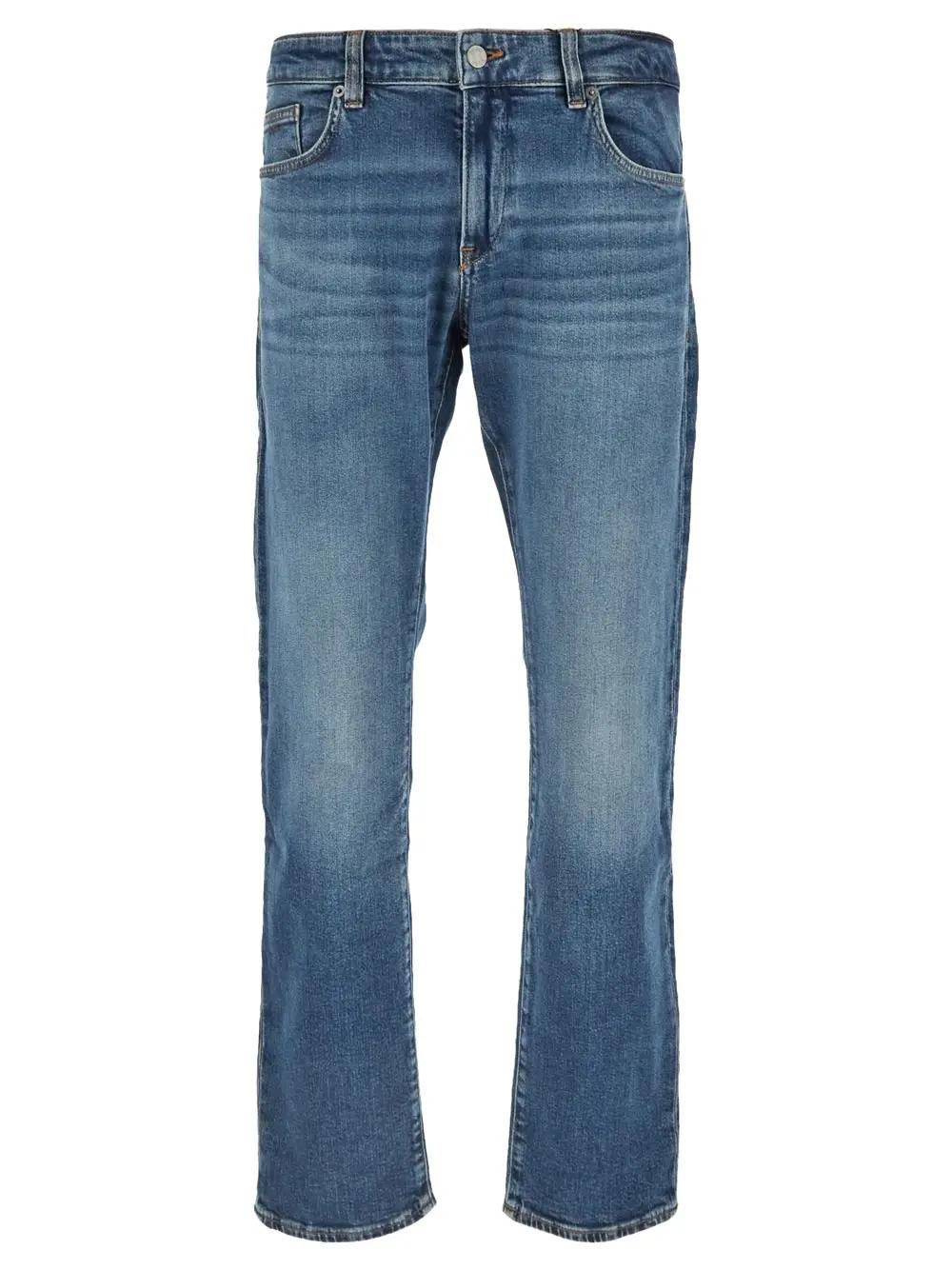 Shop Hugo Boss Slim Jeans In Denim