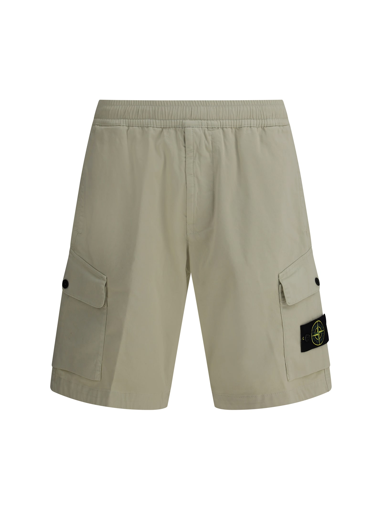Stone Island Cargo Shorts In Gray