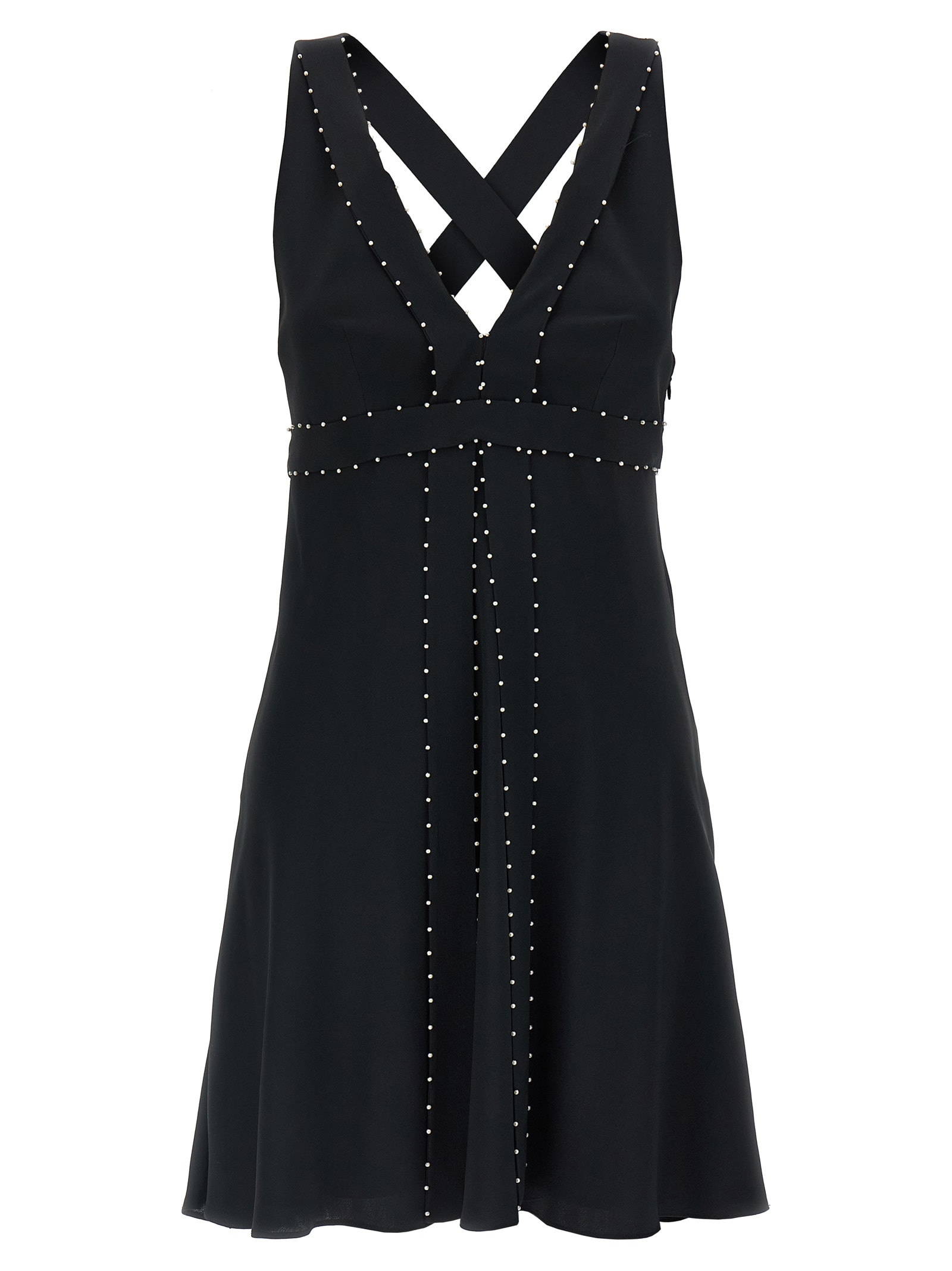 Giovanni Bedin Pearl Dress In Black