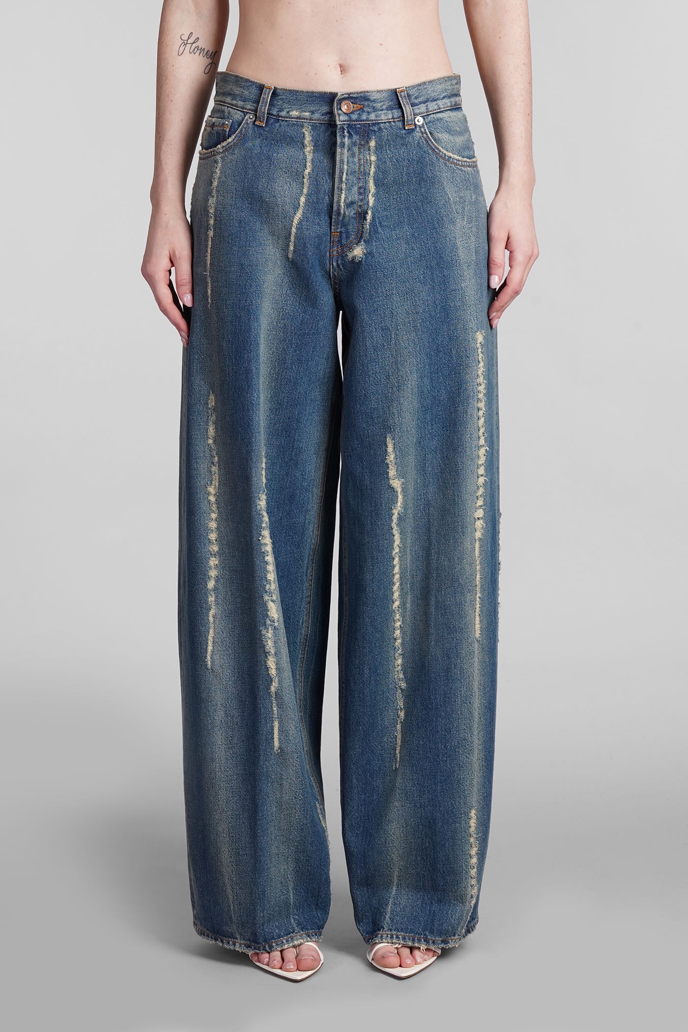 Bethany Jeans In Blue Cotton