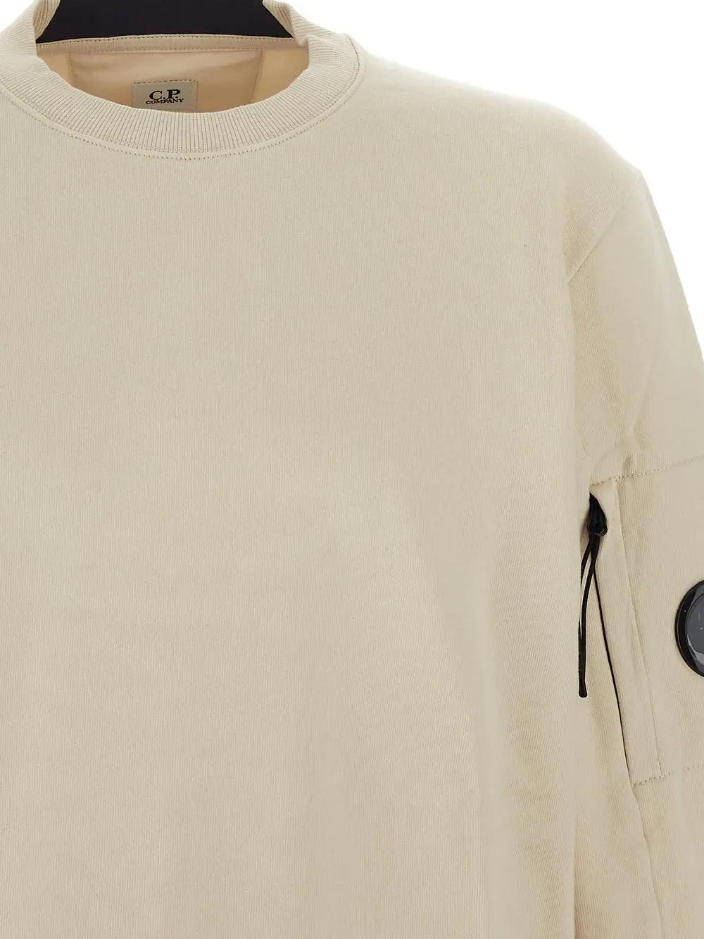 Shop C.p. Company Logo Sweatshirt In Pistachio