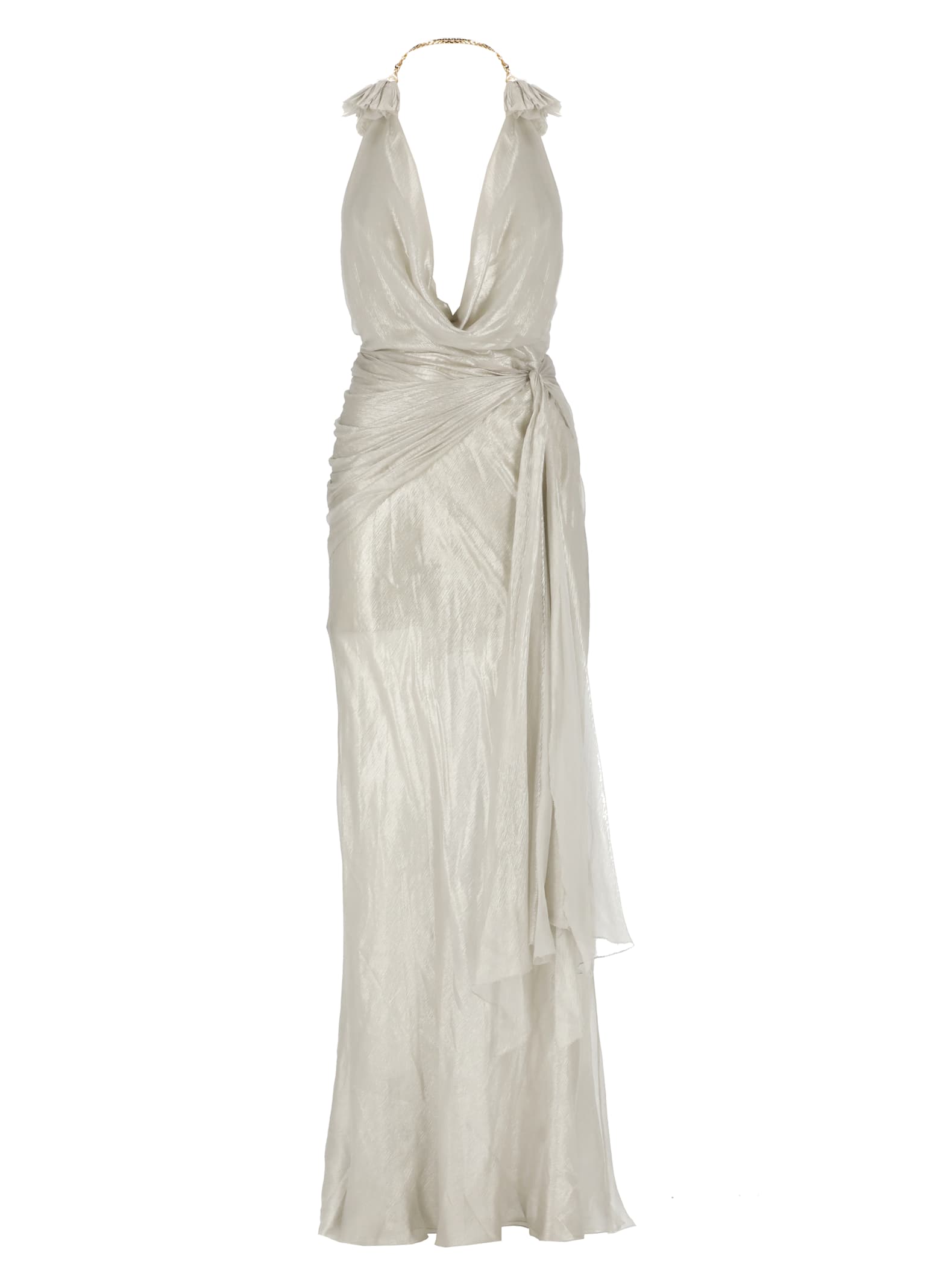 Maria Lucia Hohan Ilaria Gown In Grey