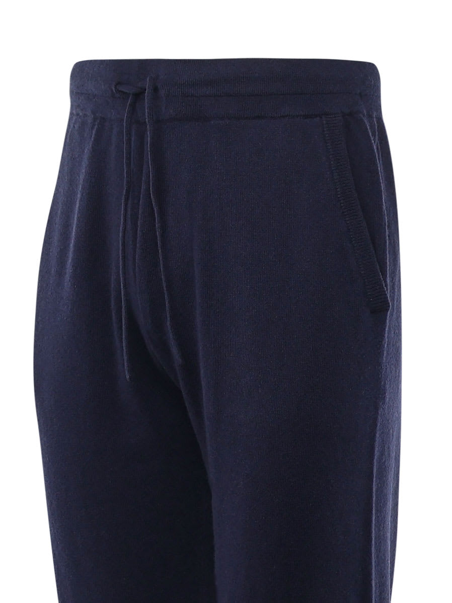 Mc2 Saint Barth Drawstring Pocketed Track Pants In Blue