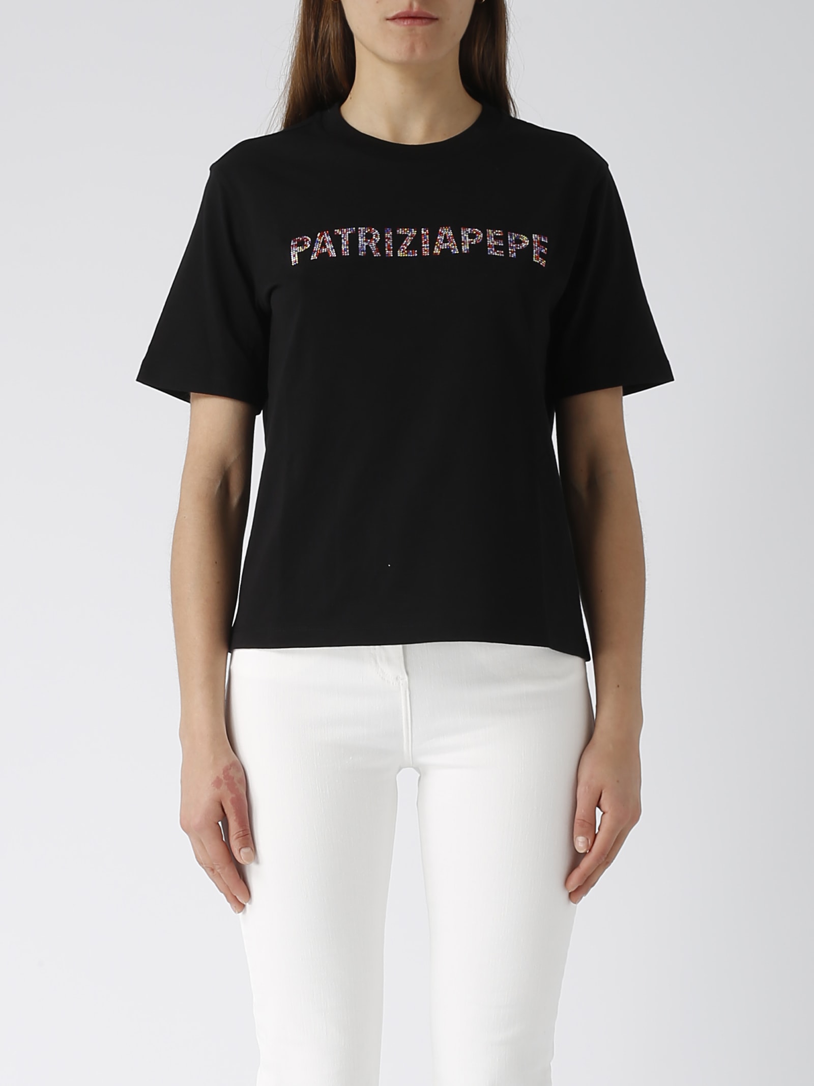 Shop Patrizia Pepe T-shirt T-shirt In Nero