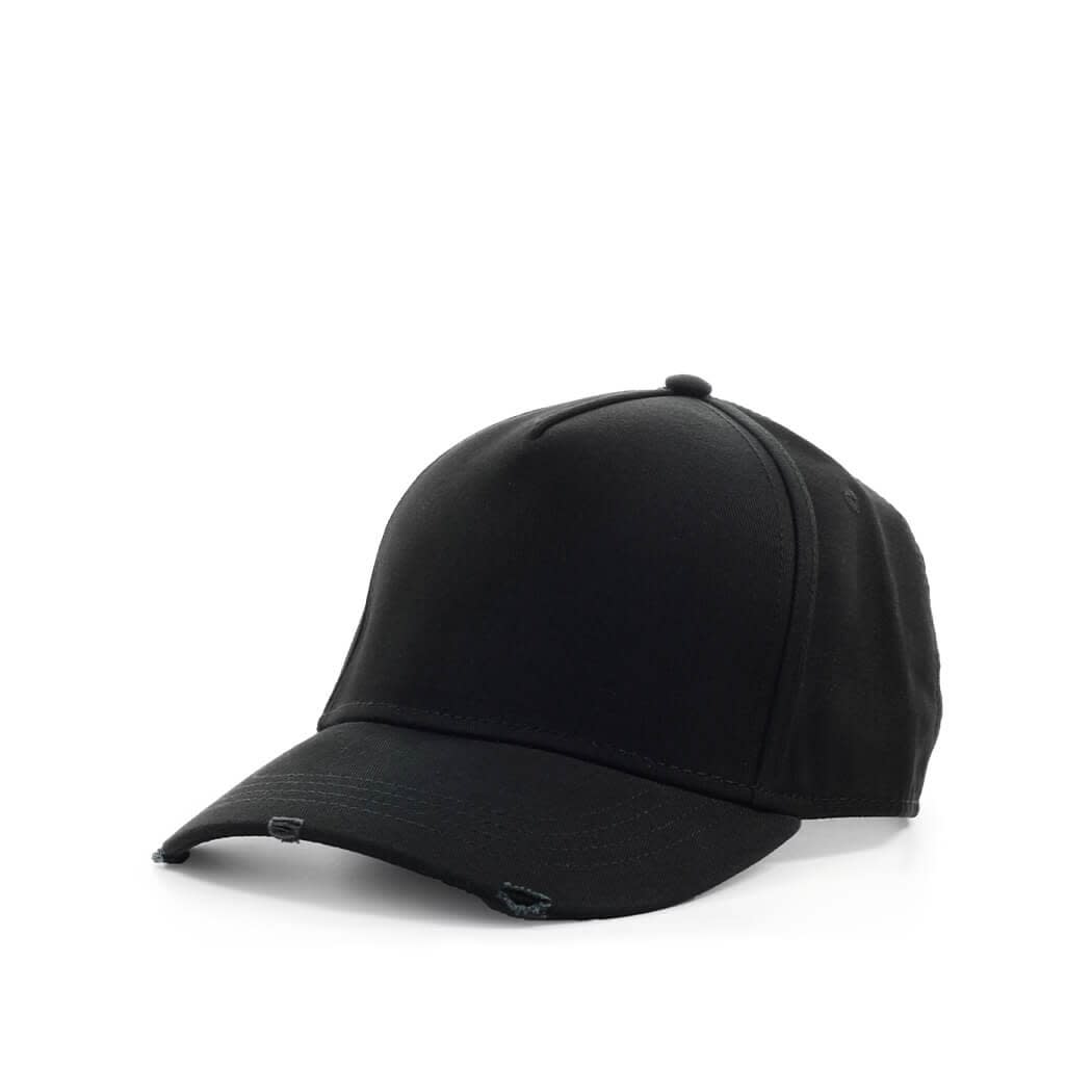 Dsquared2 Black Baseball Cap With White Logo