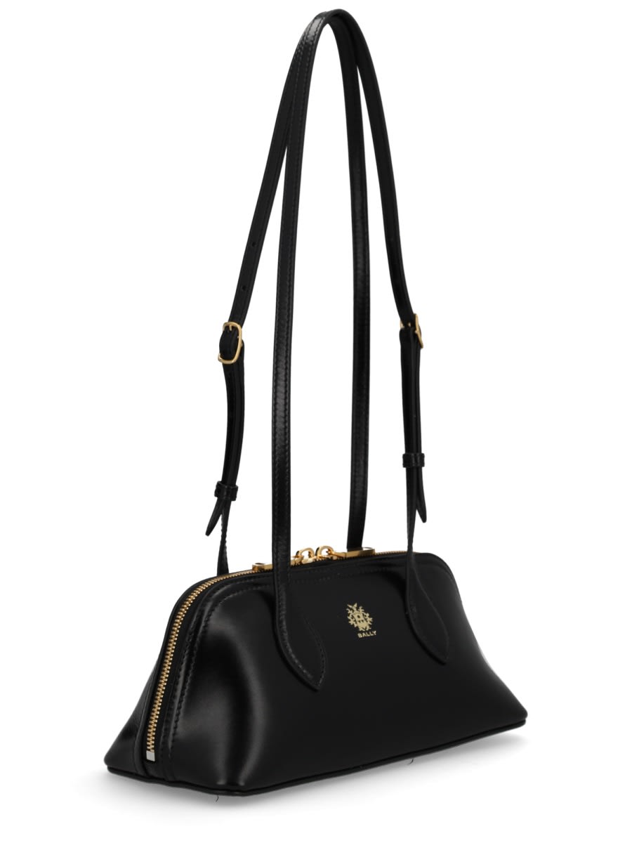 Bally Black Calf Handbag In Black