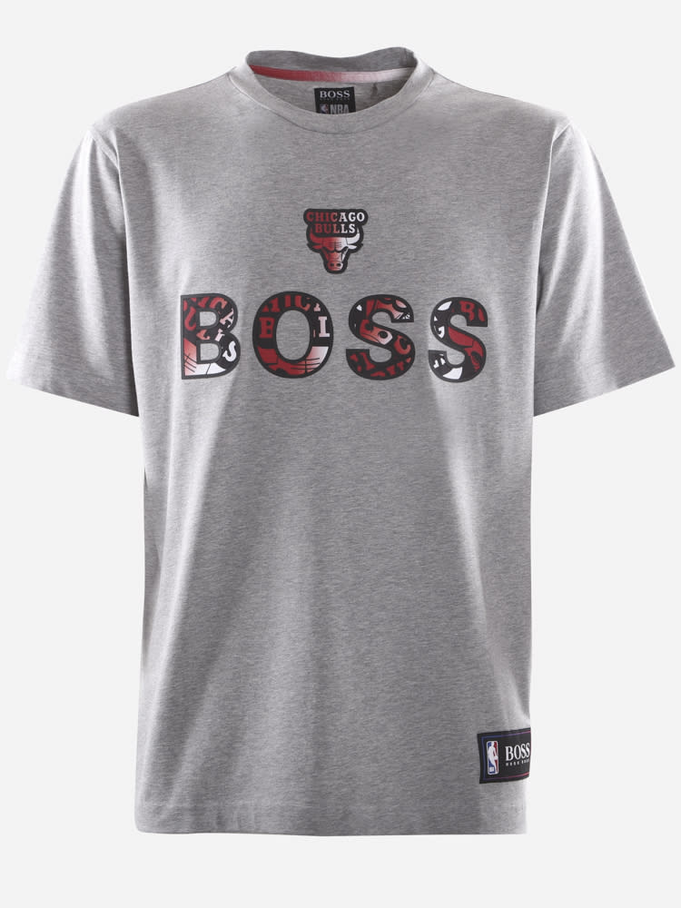 Hugo Boss Boss X Nba T-shirt In Stretch Cotton
