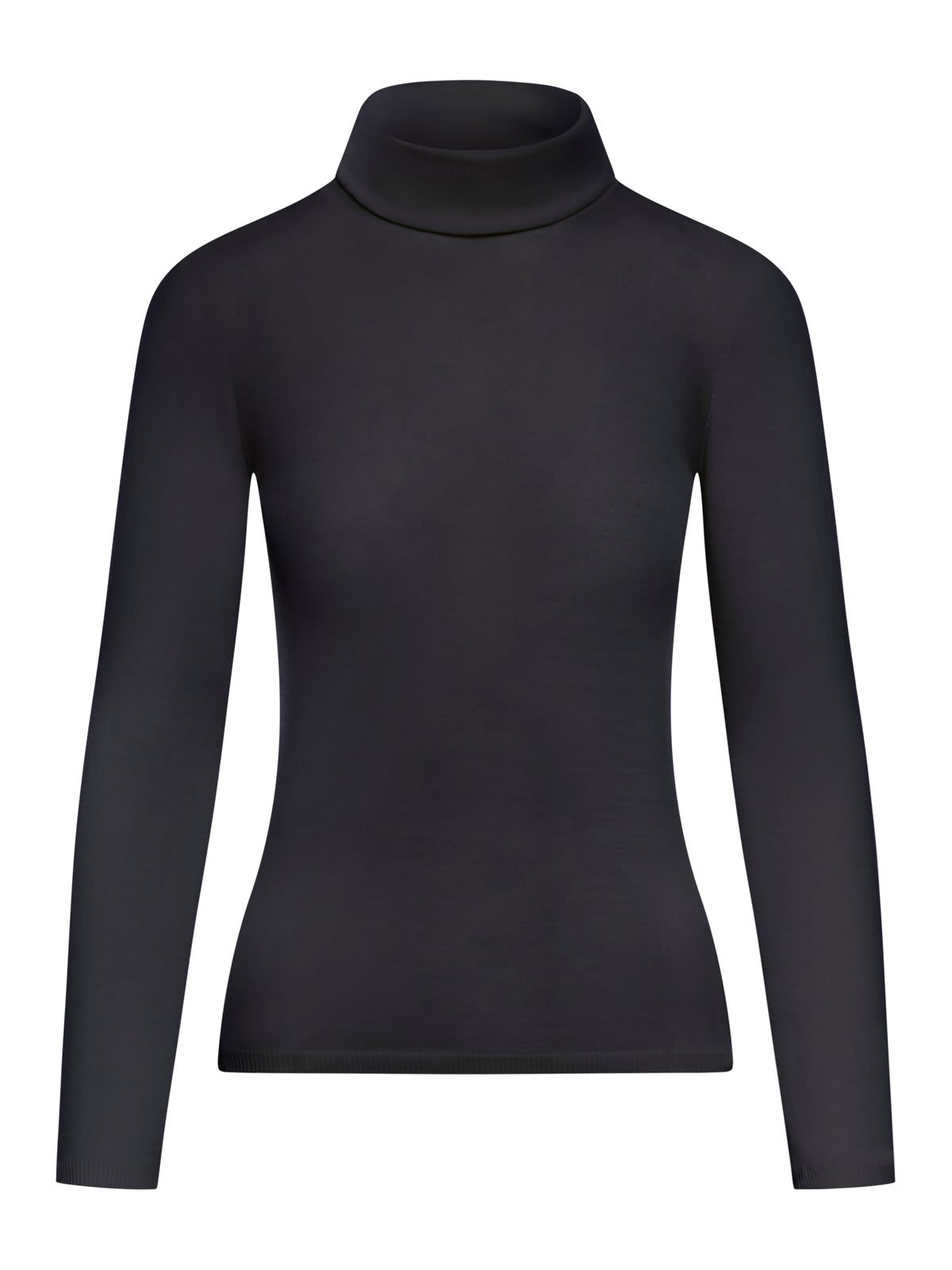 Max Mara Black Saluto Turtleneck Sweater