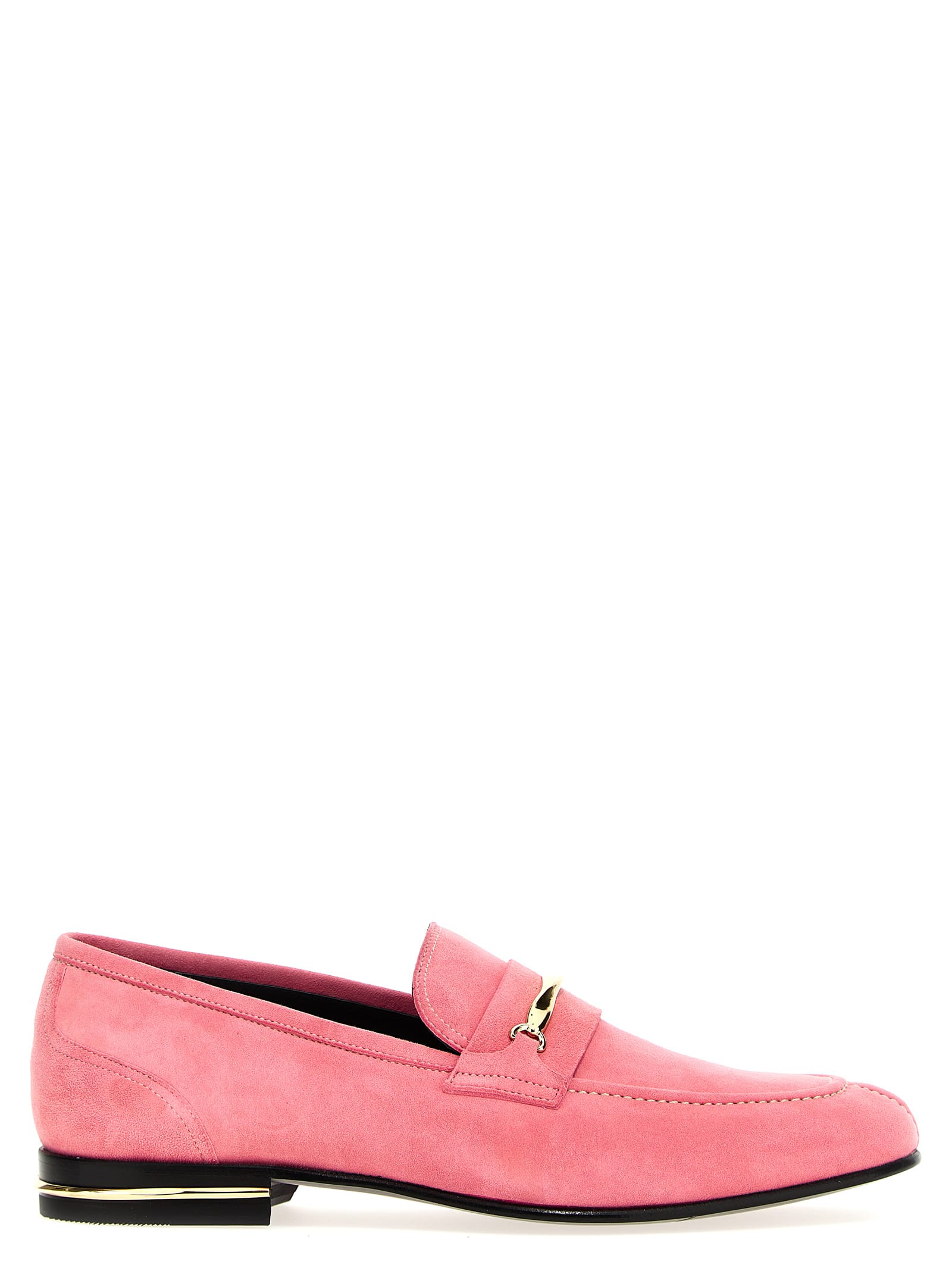 Shop Bally Genos Loafers In Pink